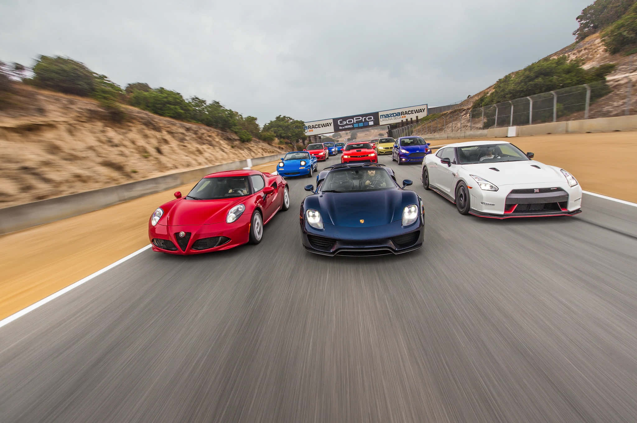 Exciting Car Racing Championship Picha ya Ukuta