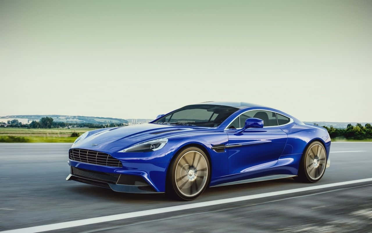 Experience the Power and Elegance of the Aston Martin Vanquish Picha ya Ukuta