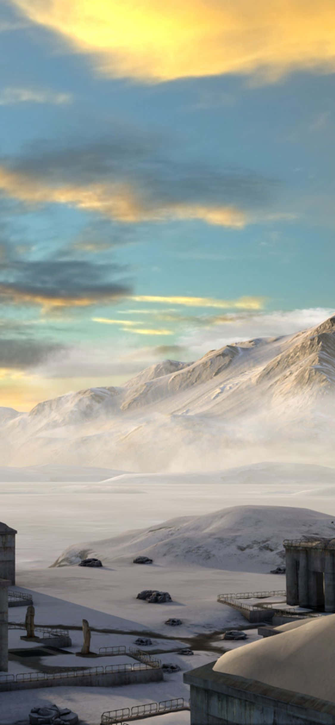 Experience the thrill of The Talos Principle with iPhone X Picha ya Ukuta