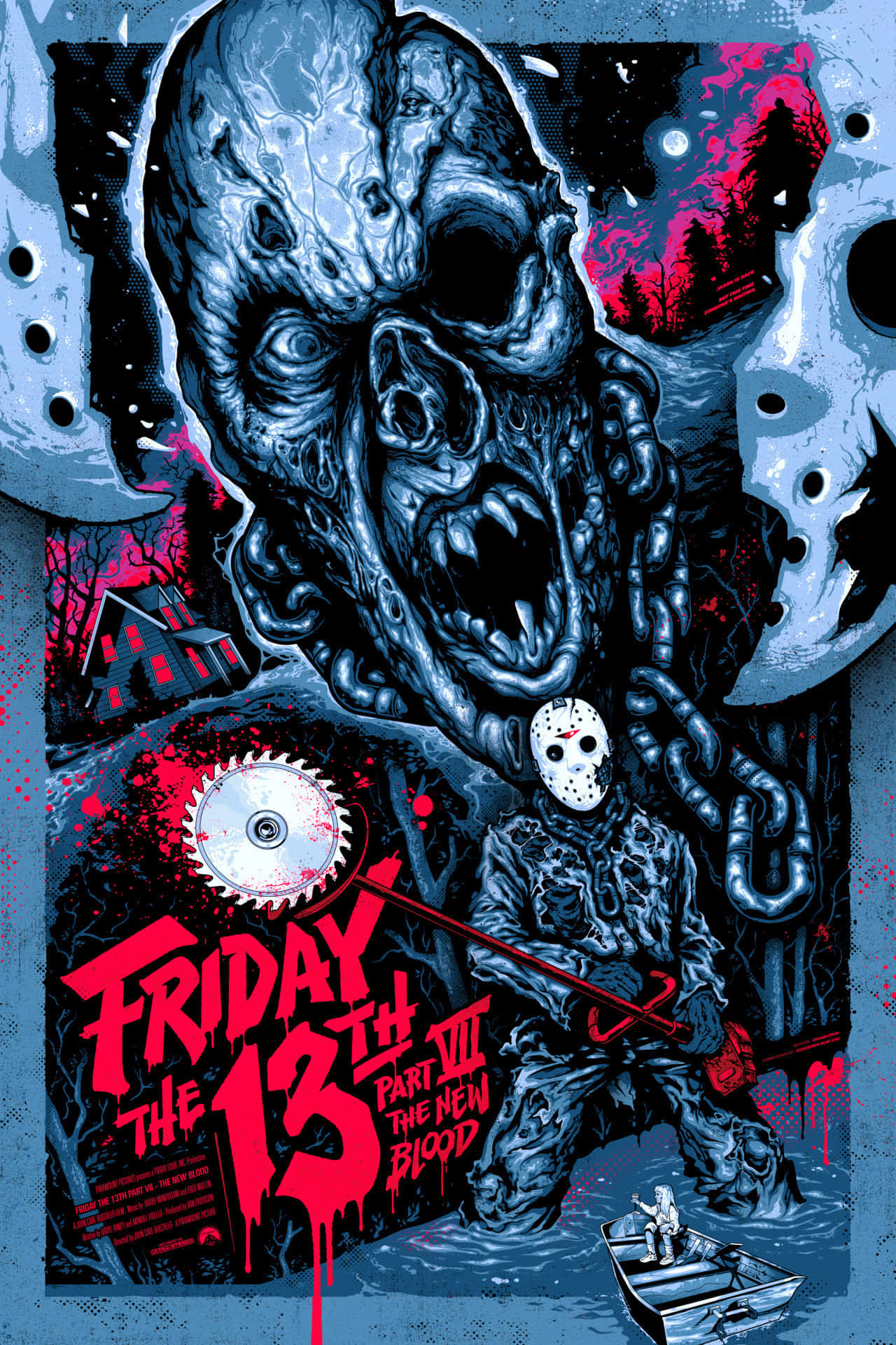 Experience the Thrills of Scary Movies Picha ya Ukuta
