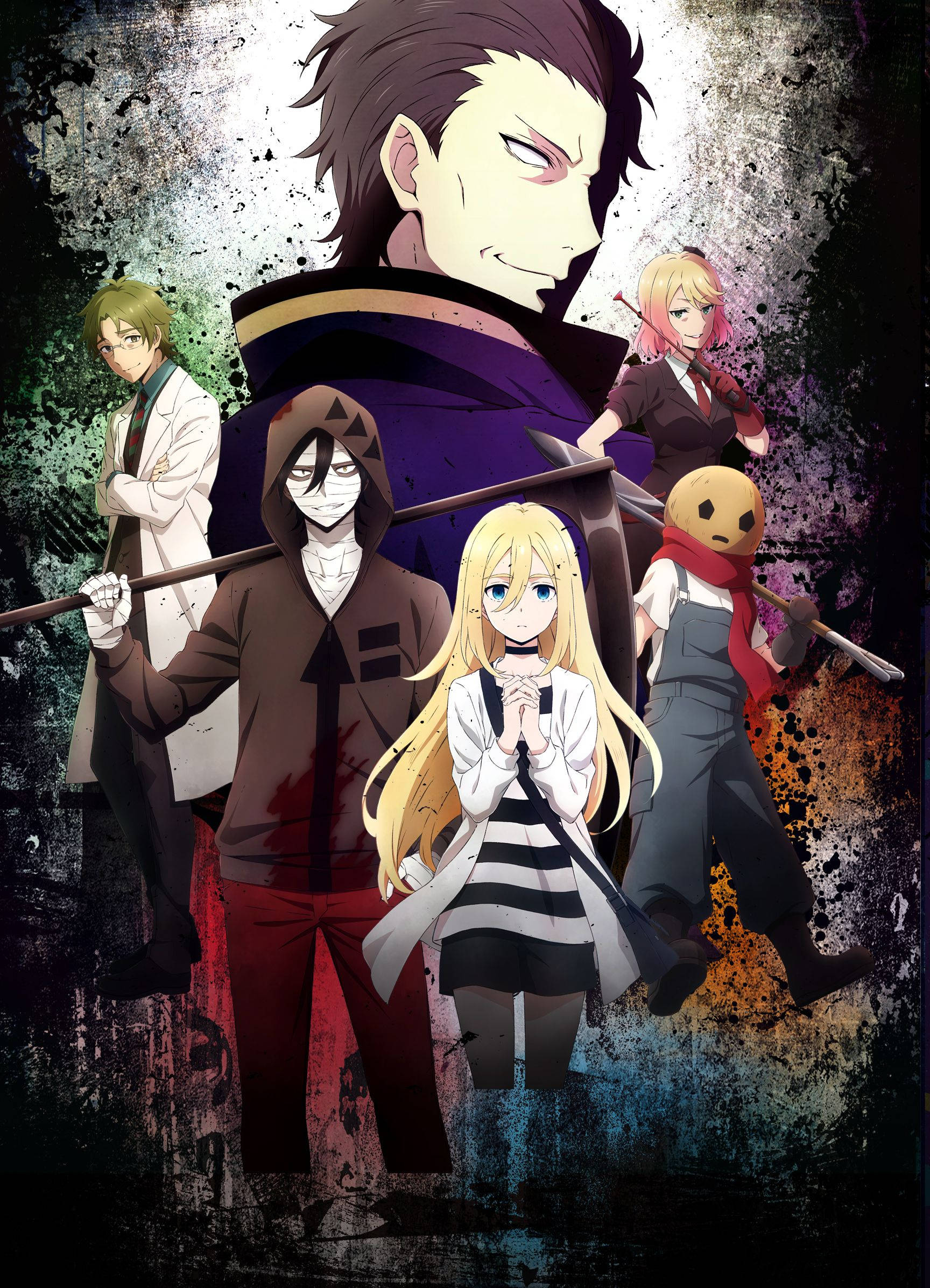 Explore the intersection of horror & suspense in Angels Of Death Picha ya Ukuta