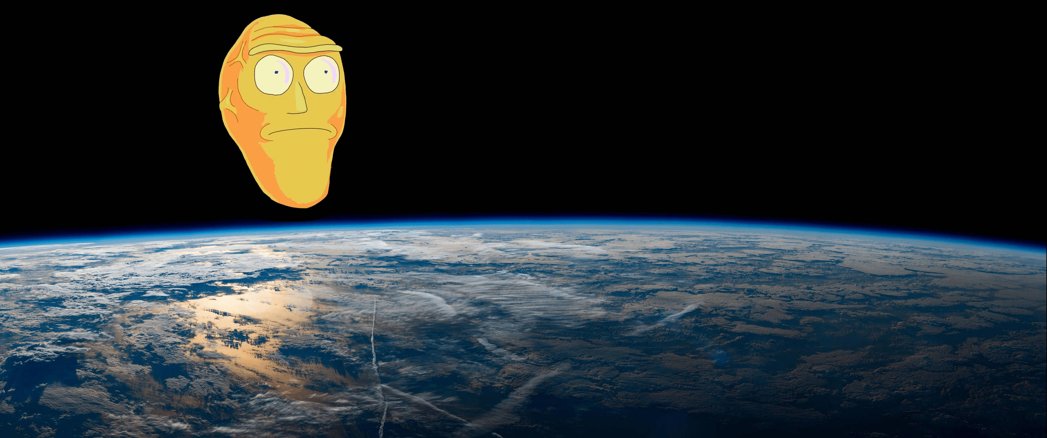 Explore the Inter-Dimensional Portal with Rick and Morty Picha ya Ukuta