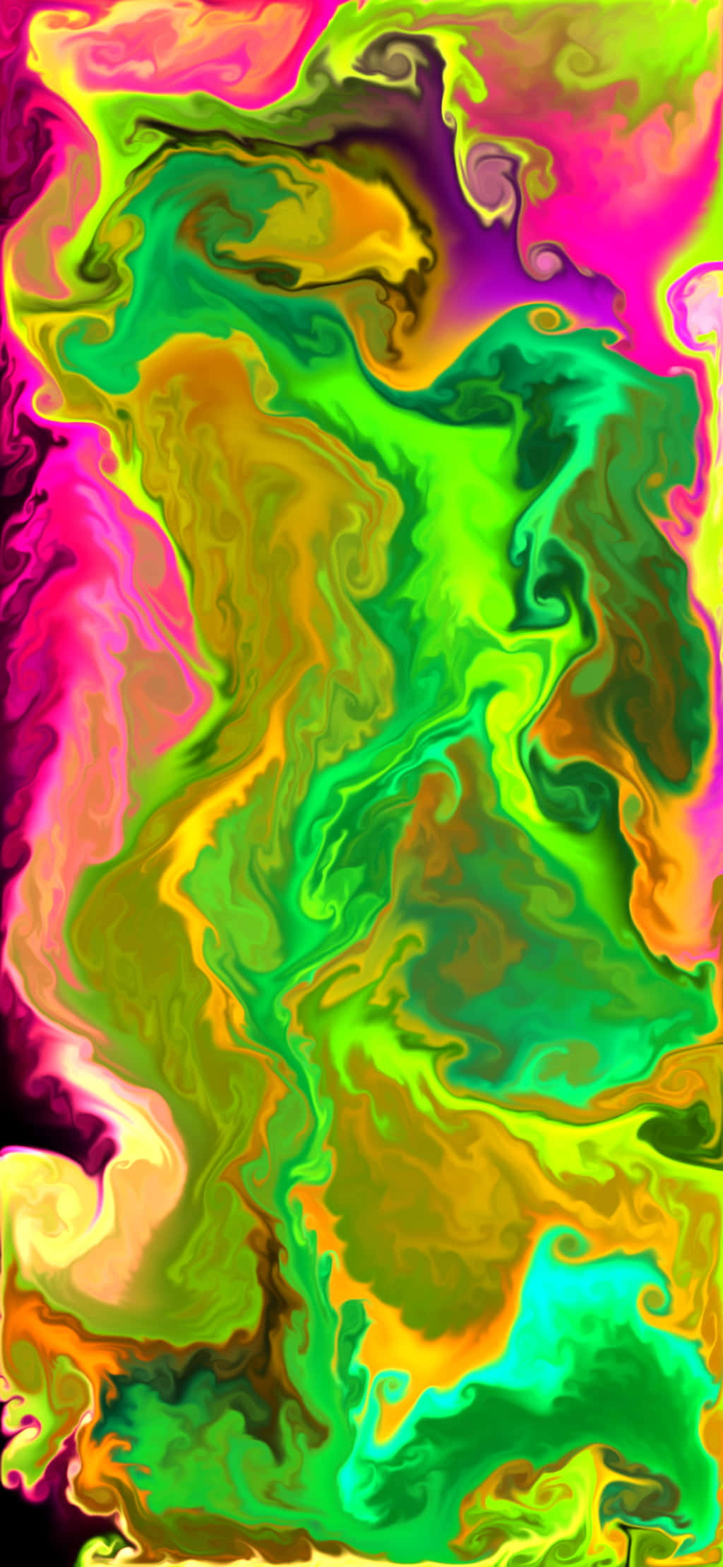 Exploring a Vibrant World of Neon Colors Picha ya Ukuta