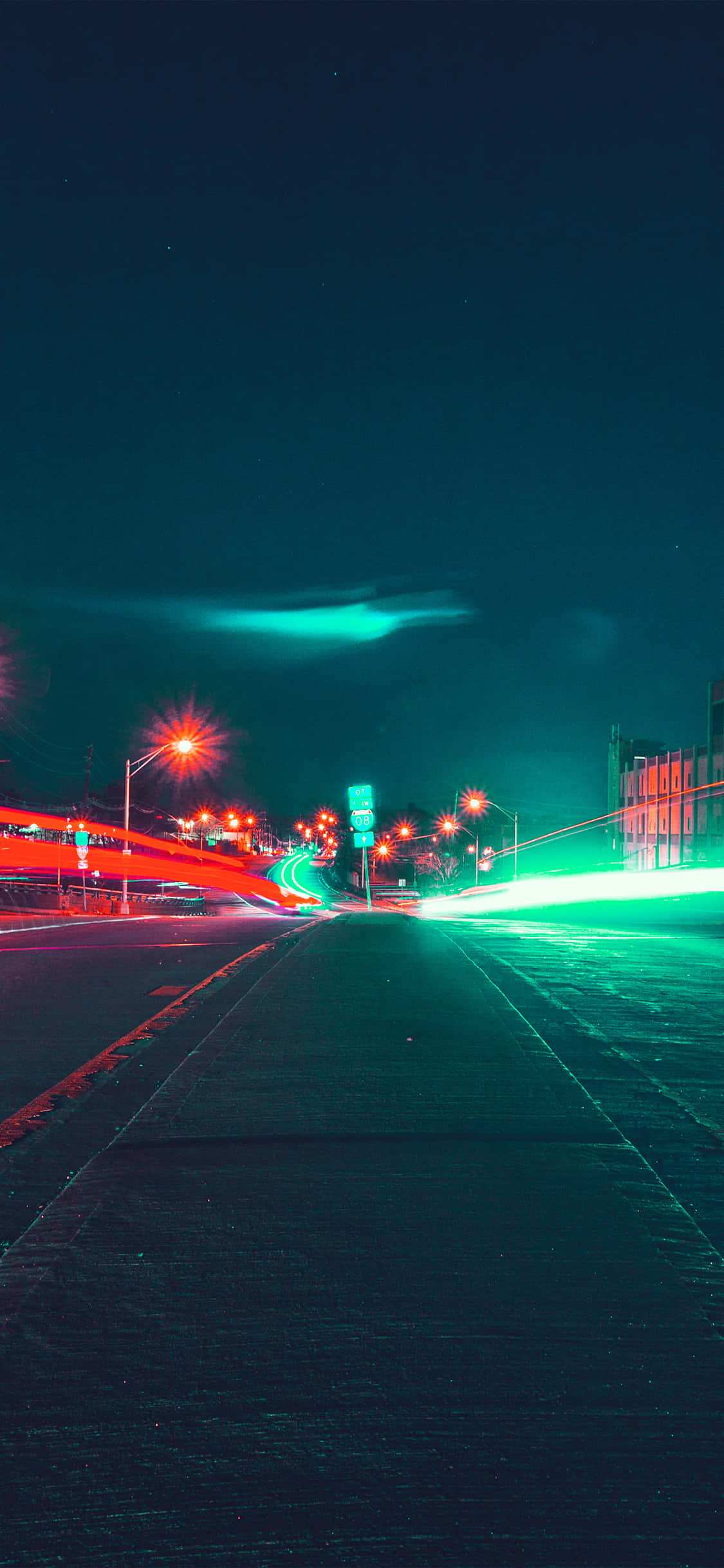 "Exploring the wonders of Night Street." Picha ya Ukuta