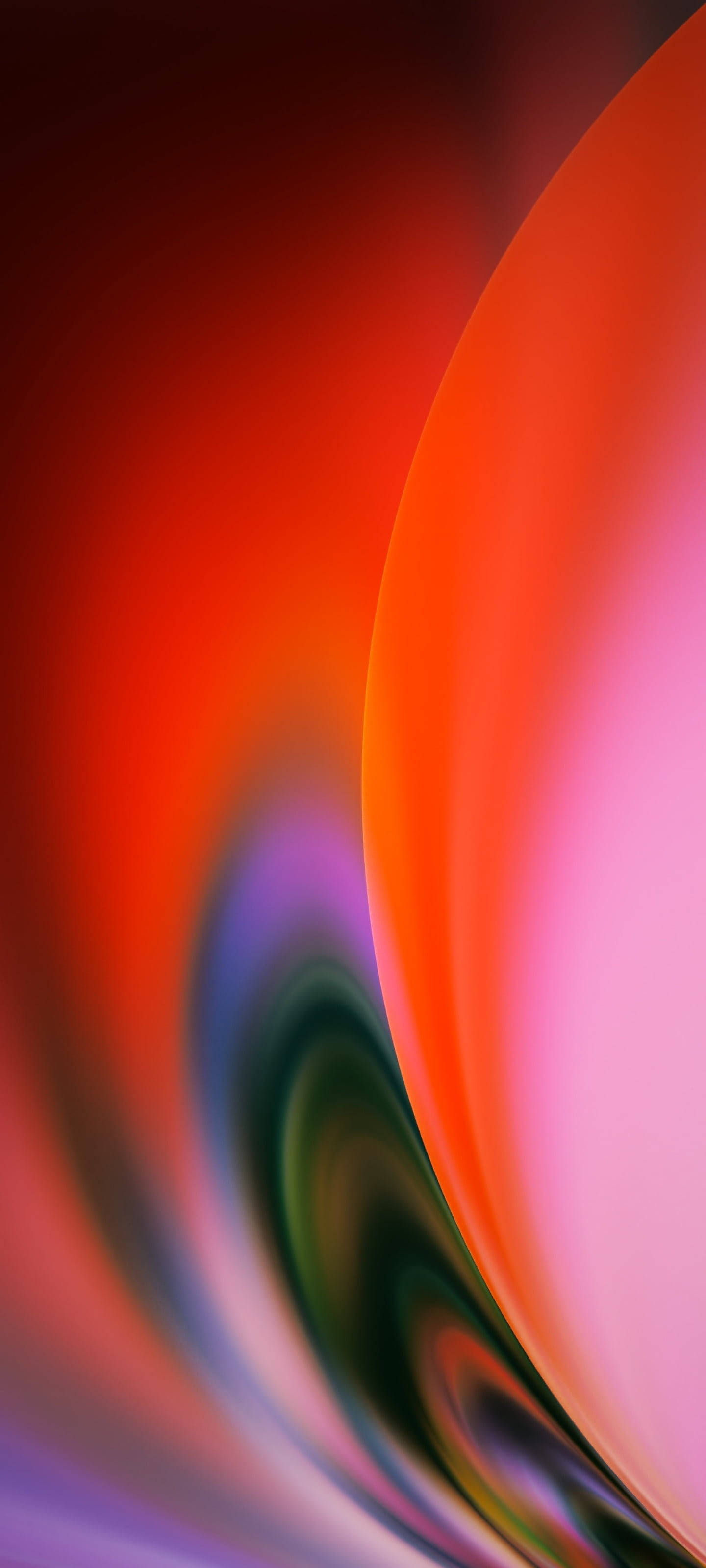 Expressive OnePlus Nord AMOLED Abstract Art Wallpaper Picha ya Ukuta