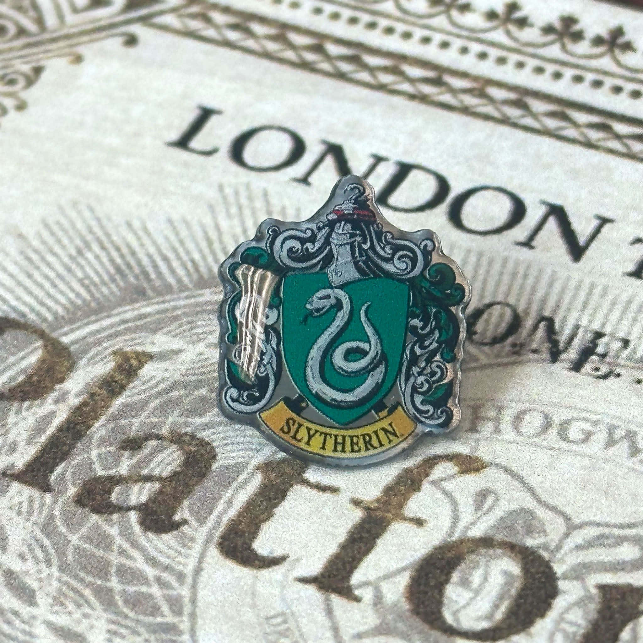 Fahari na Slytherin yako ya ndani! Picha ya Ukuta