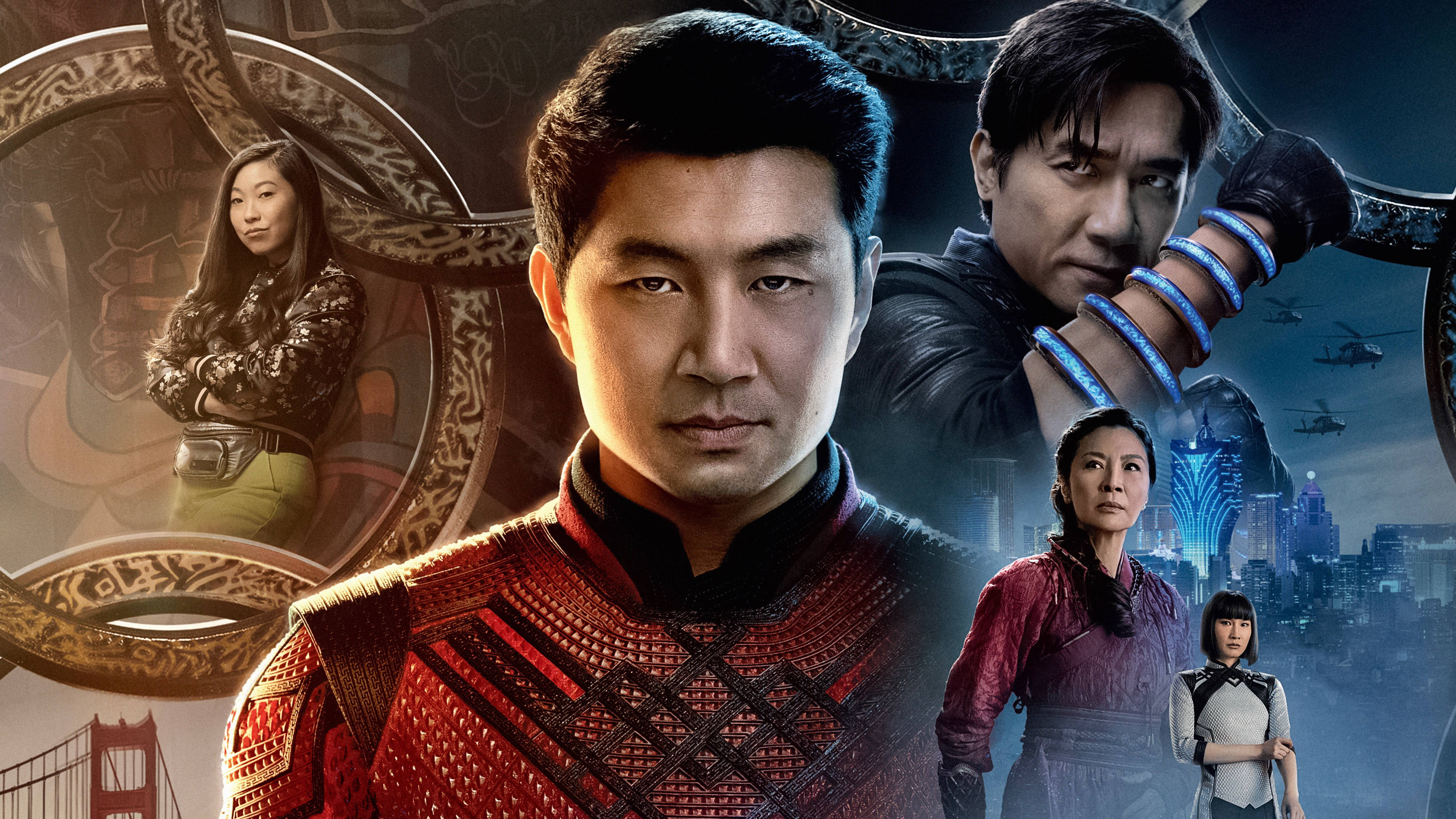 Familia ya Shang Chi na Hadithi ya Pete Kumi Picha ya Ukuta