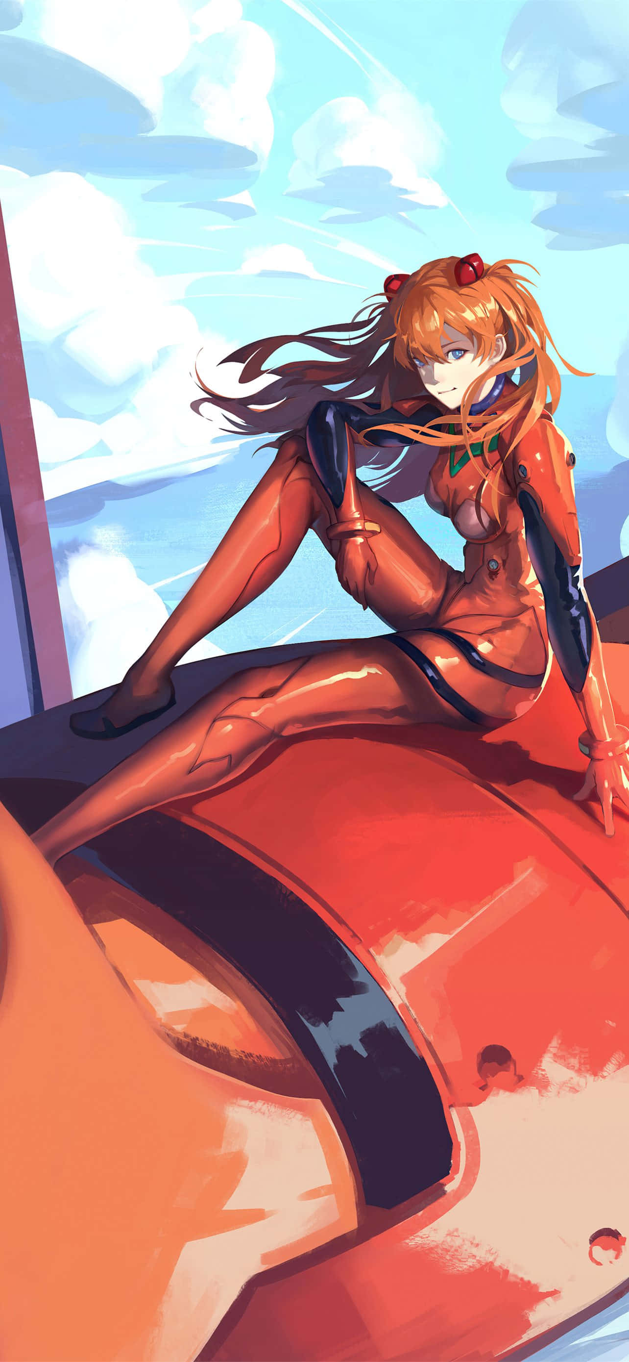 "Fanart ya Anime yenye rangi kukupa tabasamu" Picha ya Ukuta