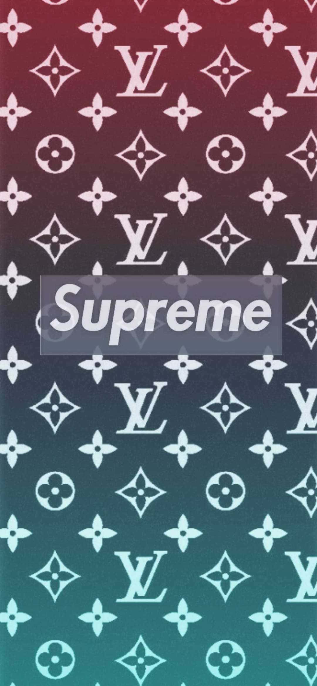 "Fanya Kipya katika Blue Supreme" Picha ya Ukuta