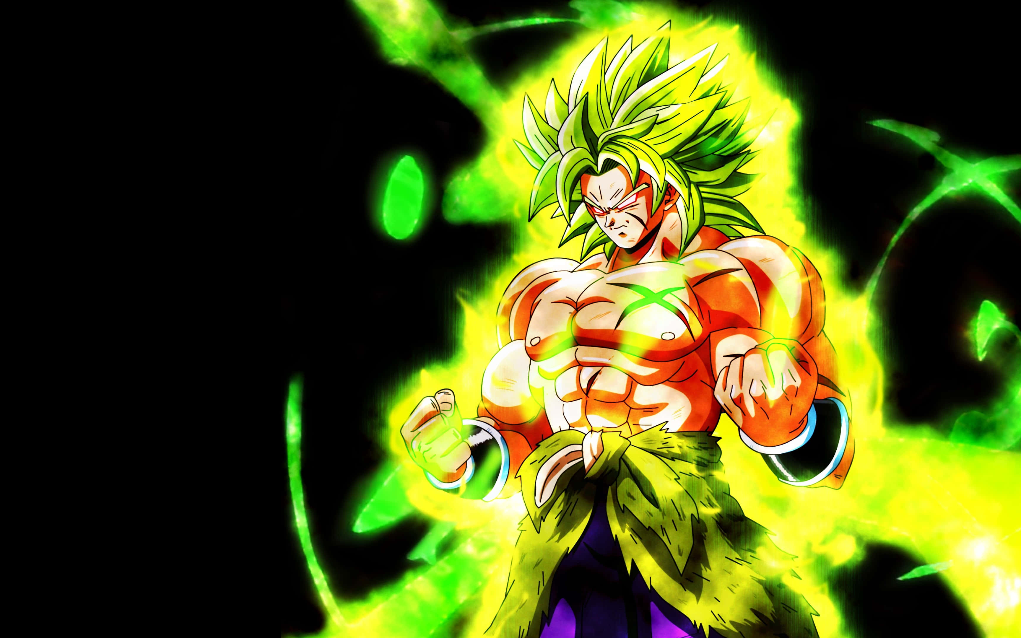 Fanya safari ya kusisimua ya Super Saiyan Broly wa Kibinafsi katika 'Dragon Ball Super Broly!' Picha ya Ukuta