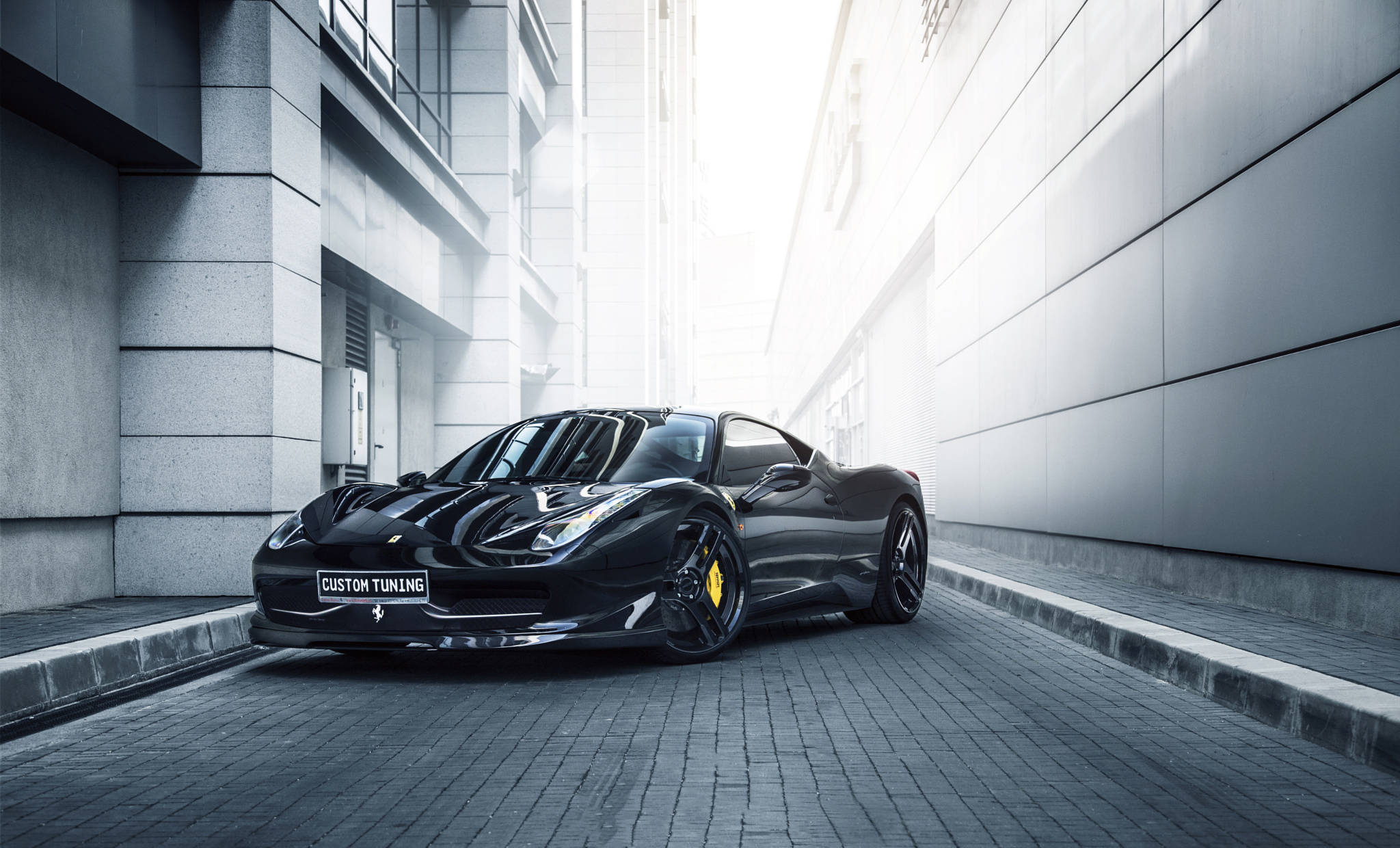 Ferrari 458 Italia Novitec Picha ya Ukuta