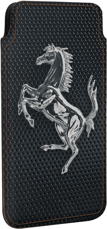 Ferrari Prancing Horse Emblemon Ngozi Picha ya Ukuta