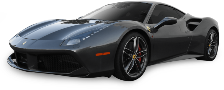 Ferrari Supercar Nyeusi Mwembamba Picha ya Ukuta