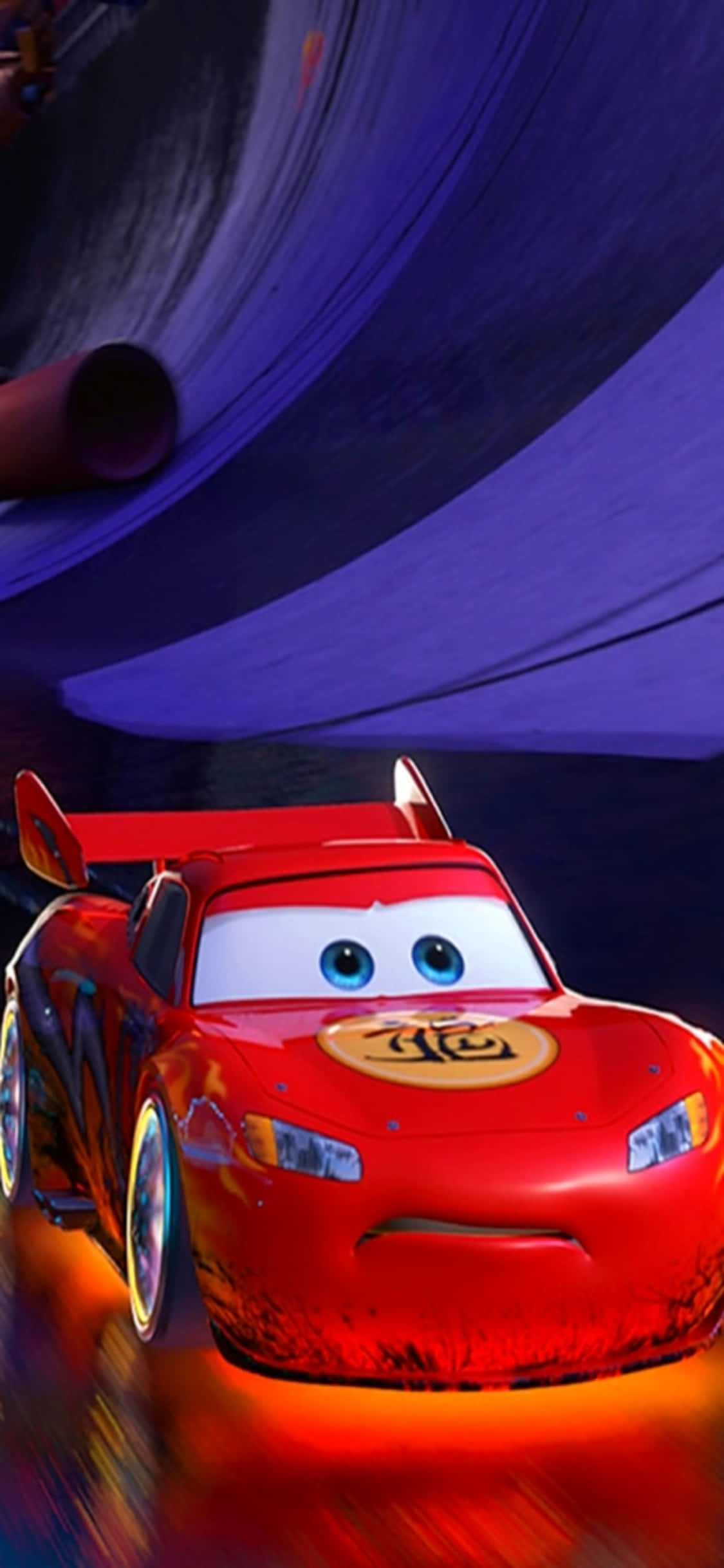 Filamu ya Amerika ya Kompyuta-Animishoni iPhone X Cars Background Picha ya Ukuta