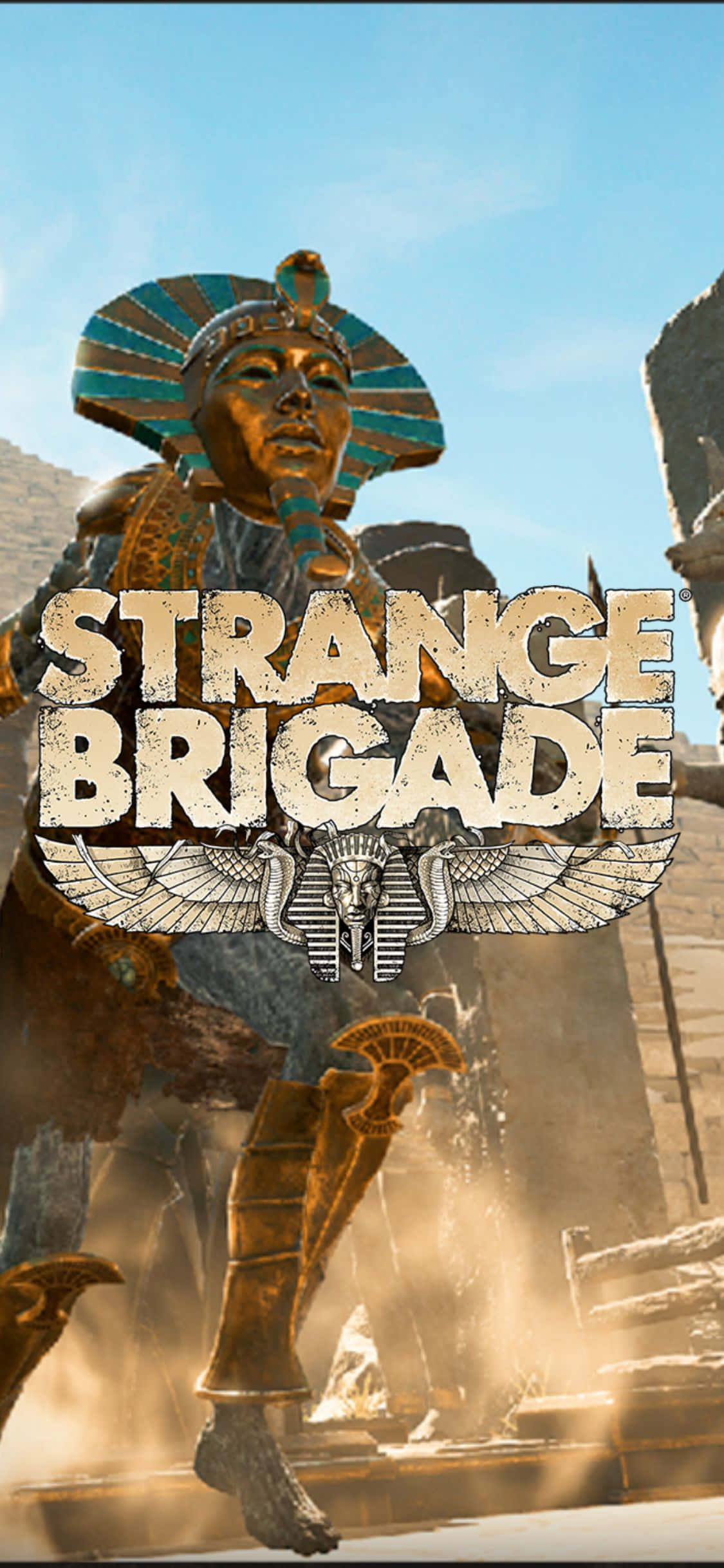 Firauni Piramida Kubwa Ya Bes iPhone X Strange Brigade Latar Picha ya Ukuta