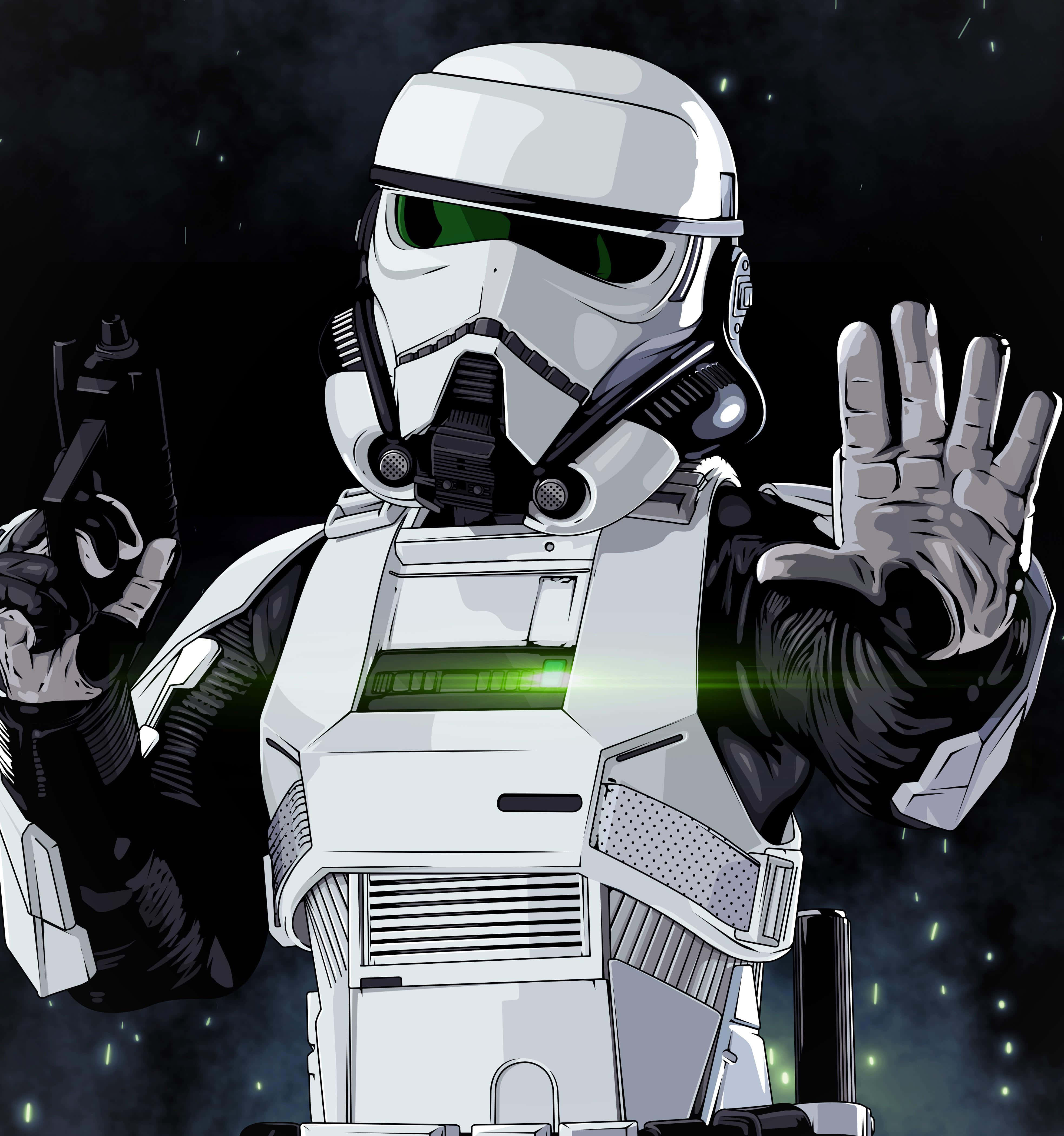 First Order Army Standing Tall Picha ya Ukuta