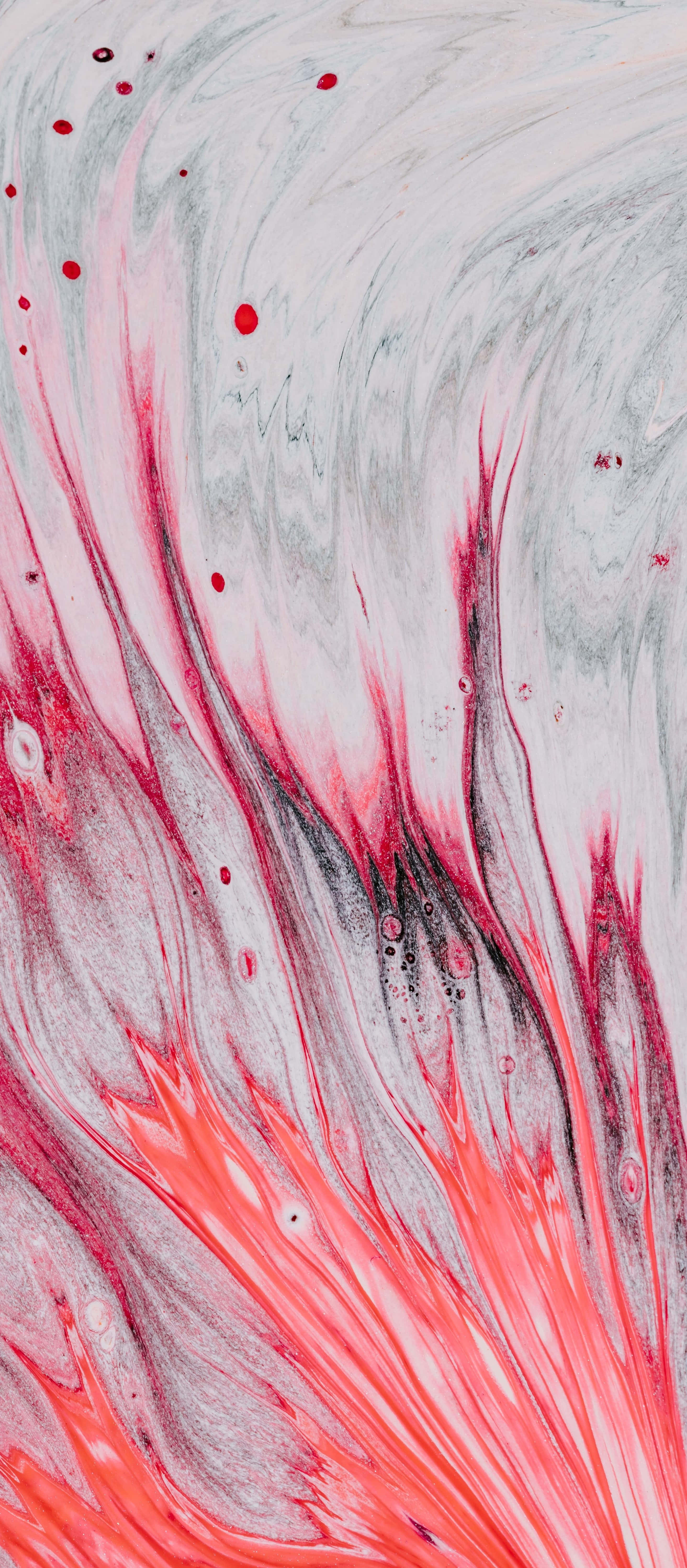 Flowing Paint iPhone X Marble Background Picha ya Ukuta
