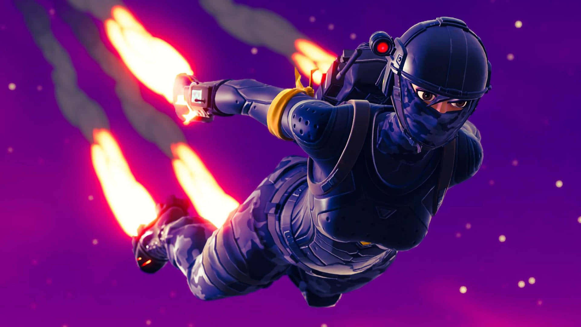 Fortnite Kuno Anazamia Kutoka Angani Picha ya Ukuta