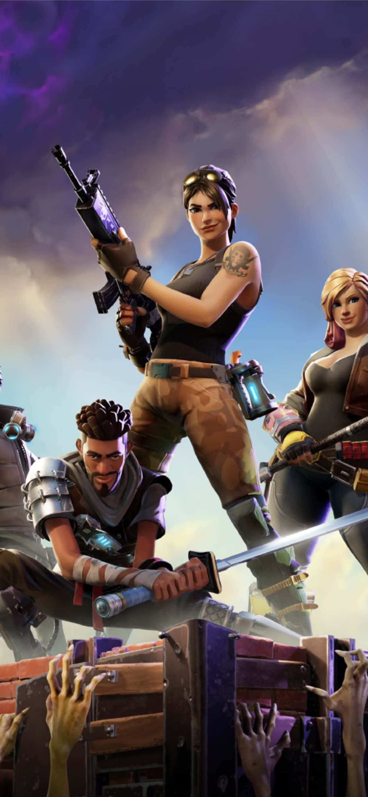 Fortnite Kuno Na Wengine Picha ya Ukuta