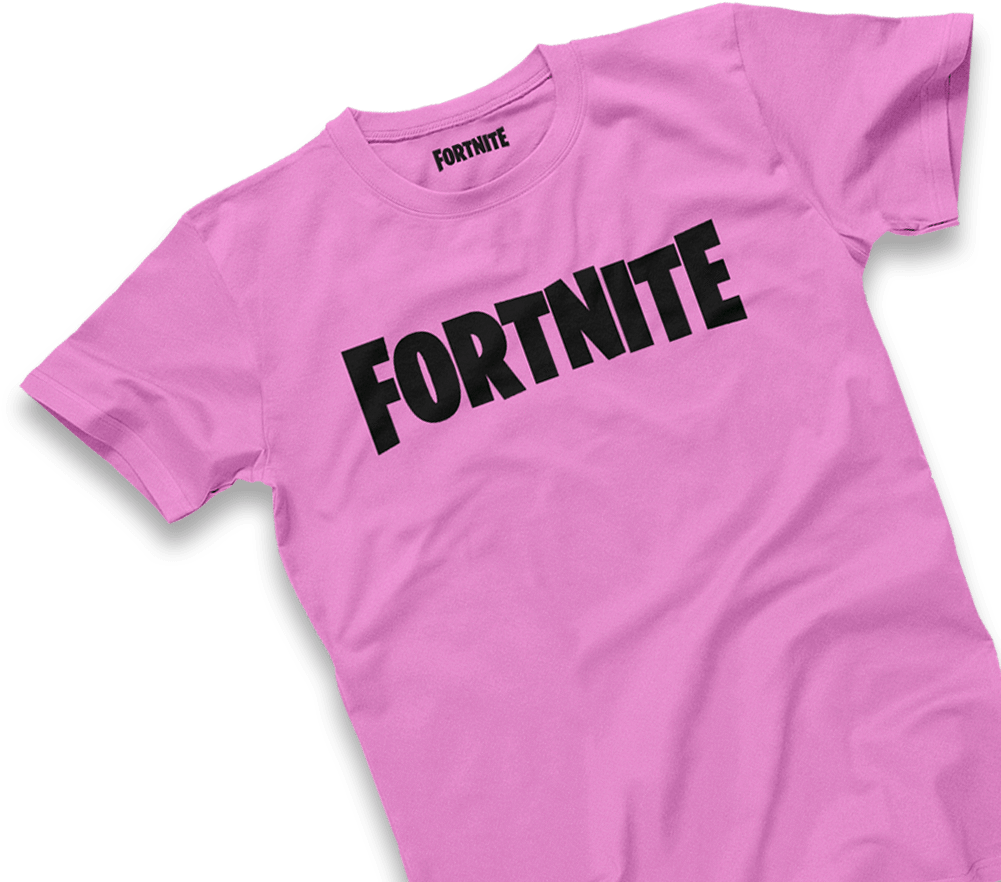 Fortnite Logo Shati ya Pinki Picha ya Ukuta