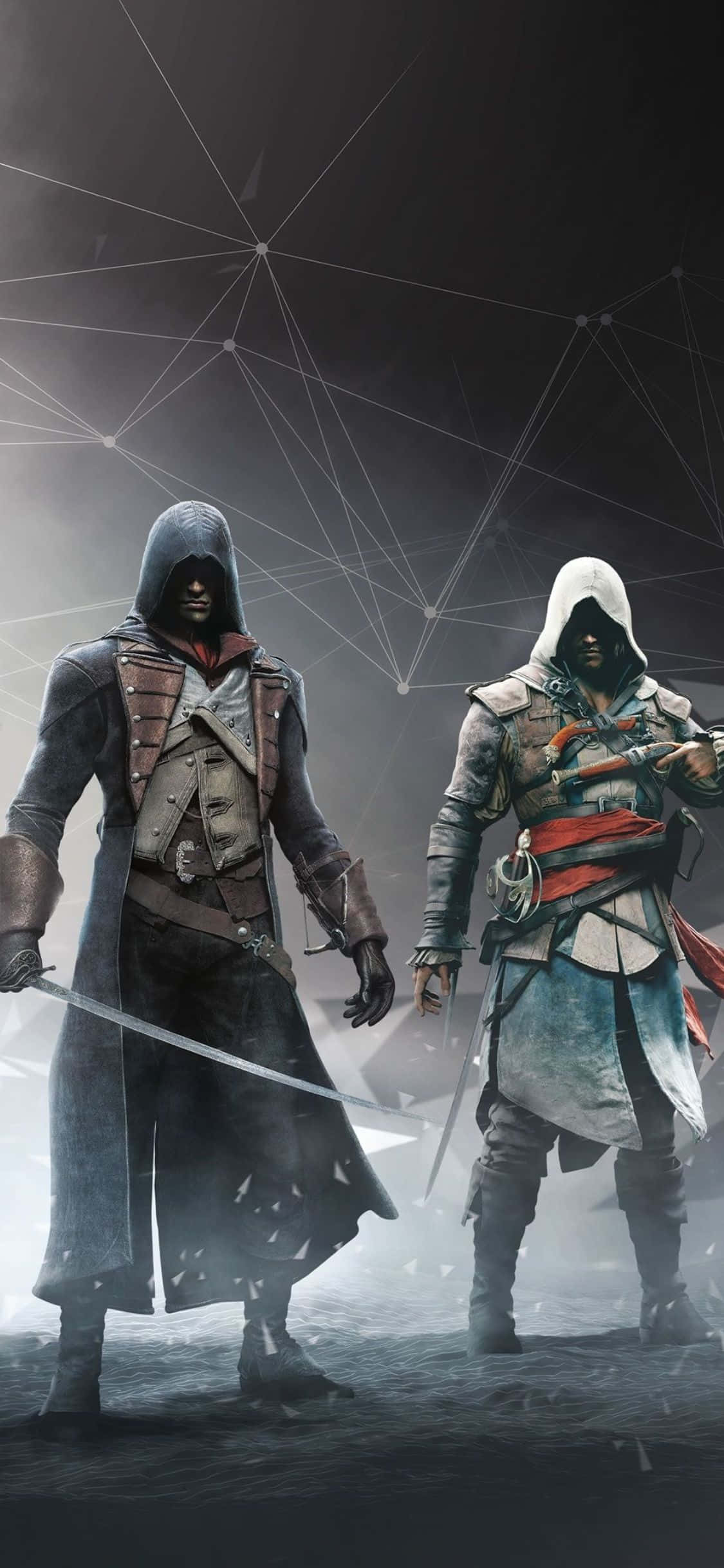 Fungua dunia ya Assassin's Creed Origins na iPhone X Picha ya Ukuta