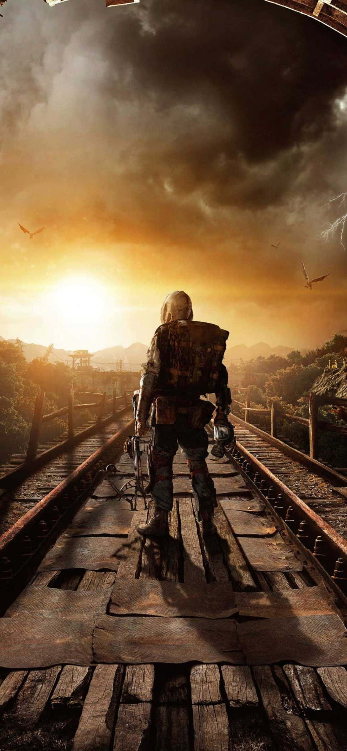 Fungua mitaa ya kusisimua ya Moscow ya baada ya apokalipsi na Metro Exodus Picha ya Ukuta
