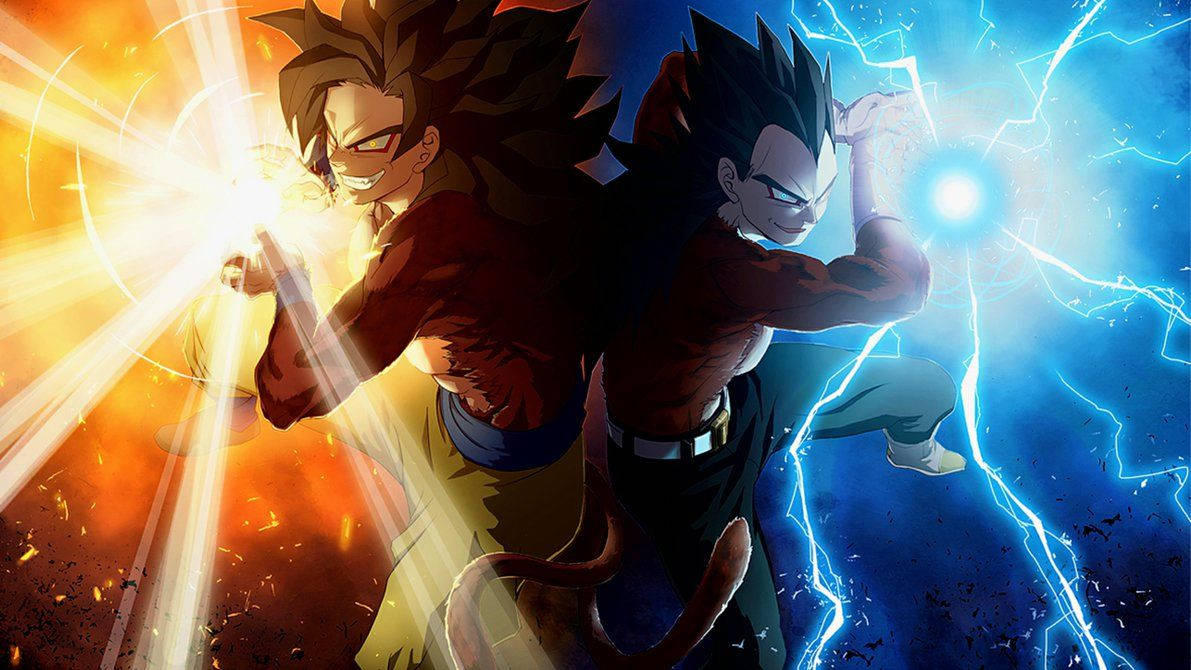 Fungua Nguvu Halisi ya Super Saiyan 4 Picha ya Ukuta