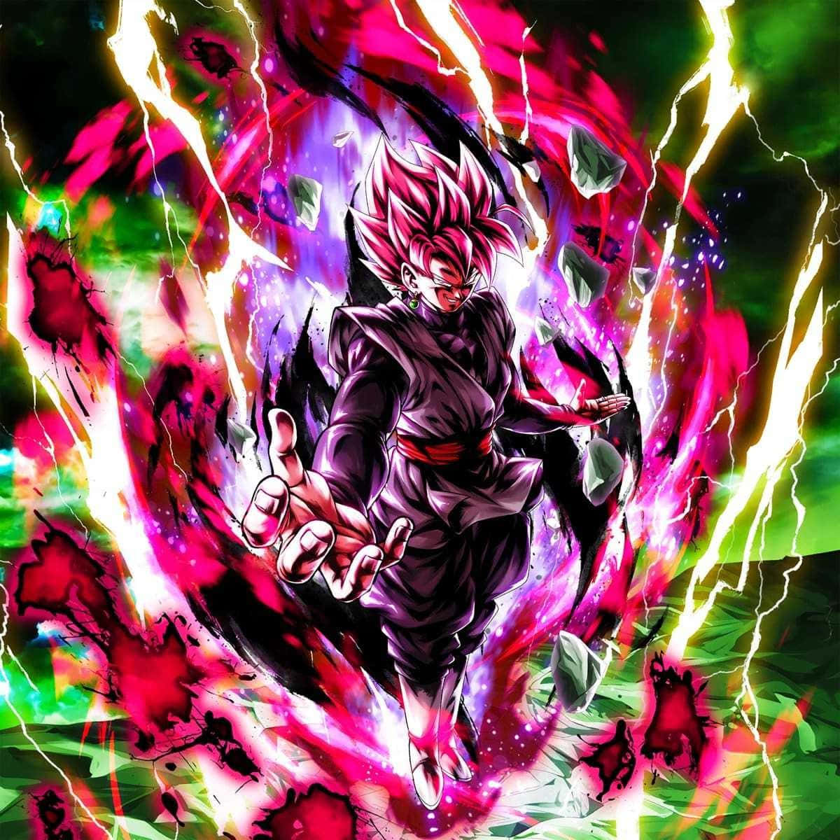 Fungua Nguvu Kuu ya Goku Black Picha ya Ukuta