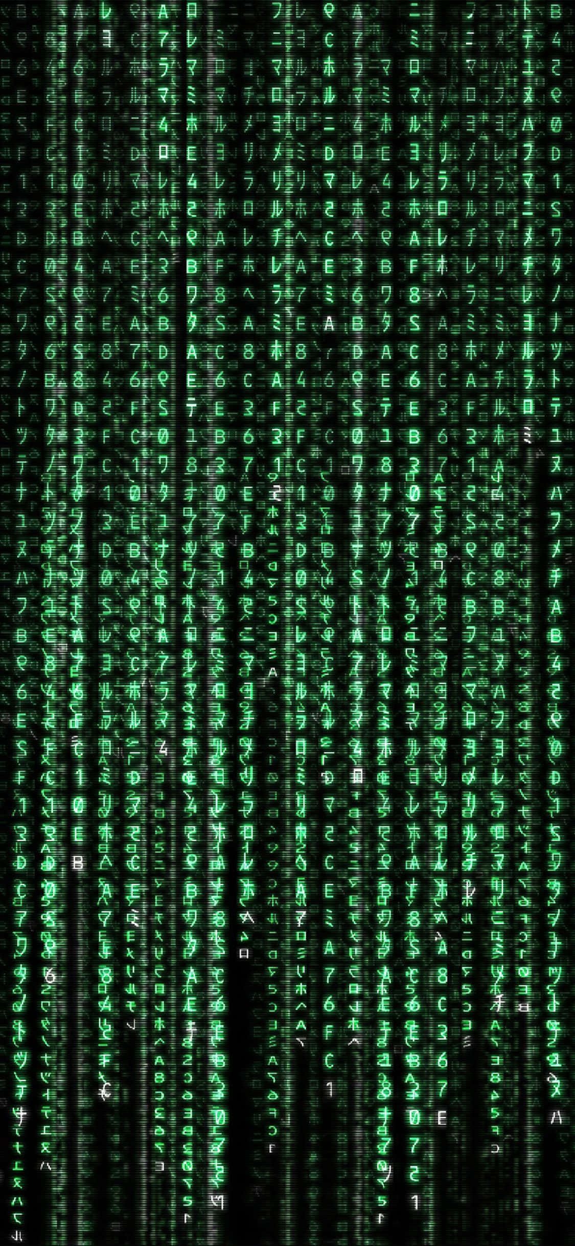 Fungua Nguvu ya Matrix iPhone Picha ya Ukuta