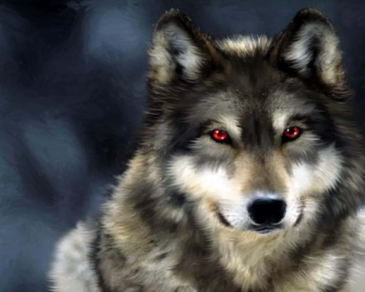 Fungua nguvu yako ya ndani na Cool Wolf Picha ya Ukuta