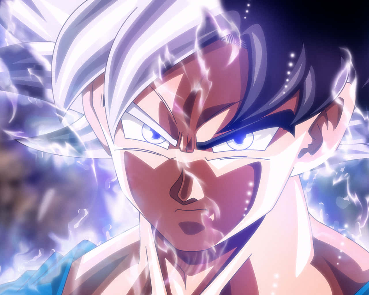 Fungua nguvu za Ultra Instinct kuwa shujaa asiyeshindwa Picha ya Ukuta