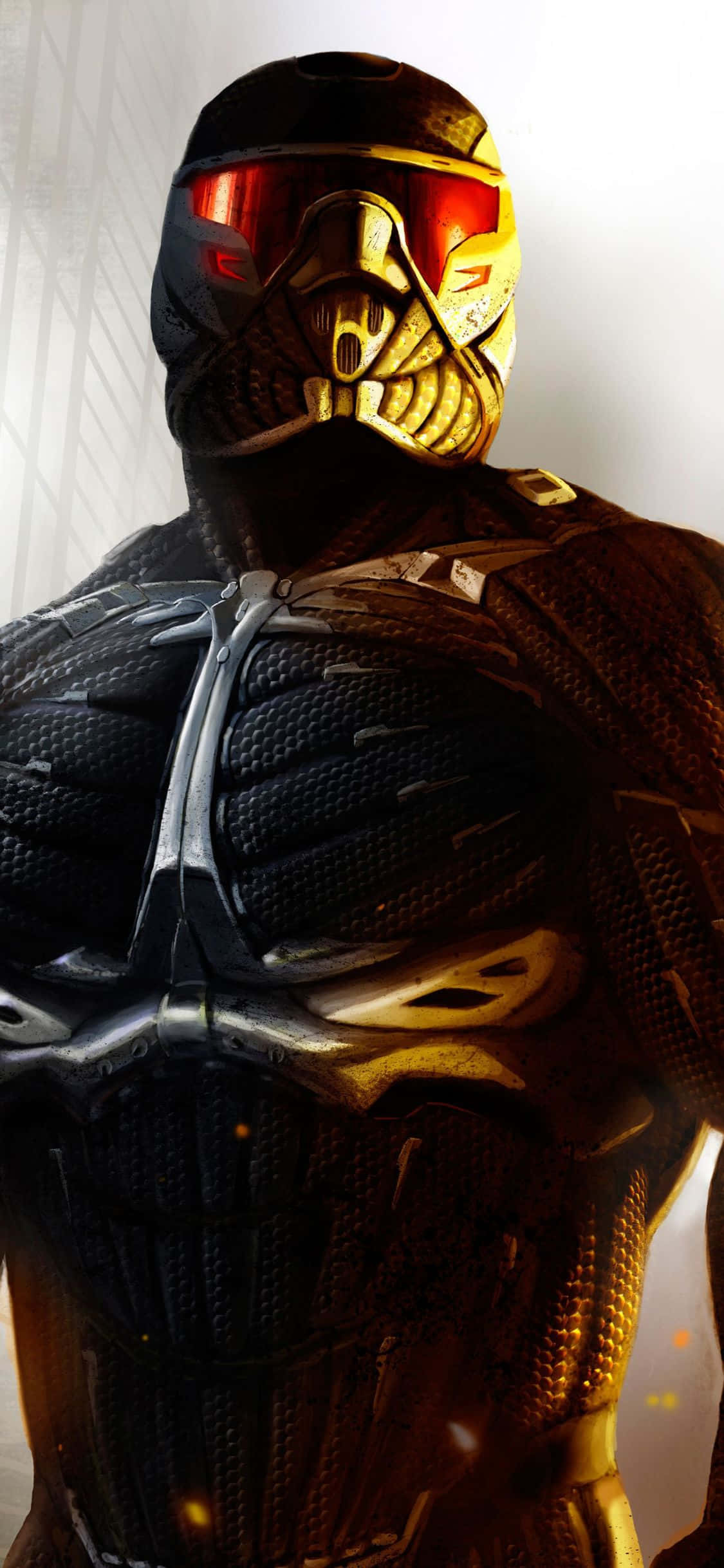 Fungua uhalisi mpya na Crysis 3 kwenye iPhone X Picha ya Ukuta
