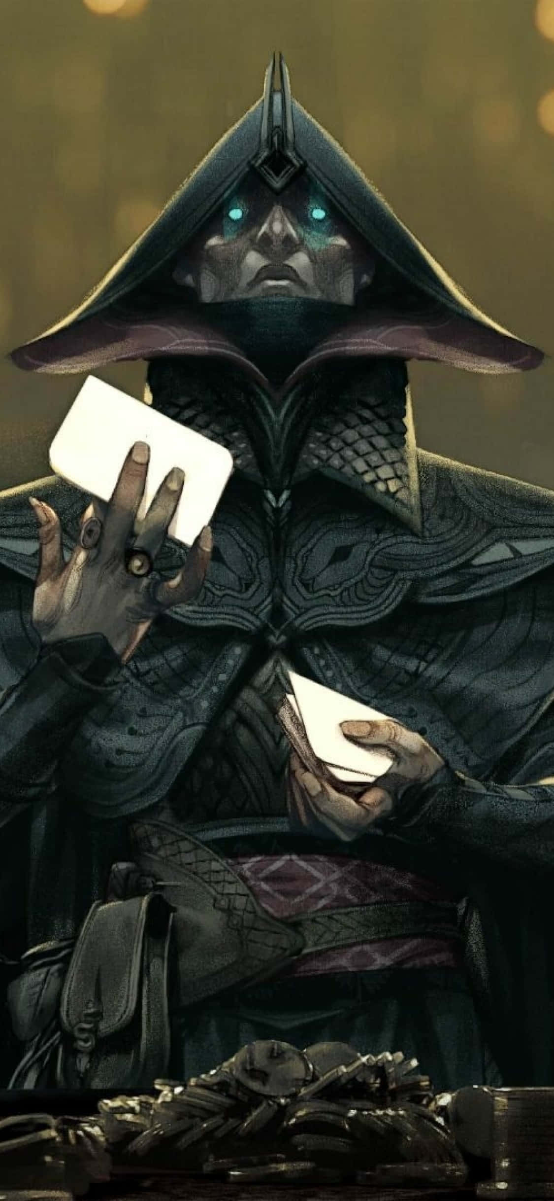 Fungua uwanja wa Dragon Age Inquisition kwenye iPhone Xs Picha ya Ukuta