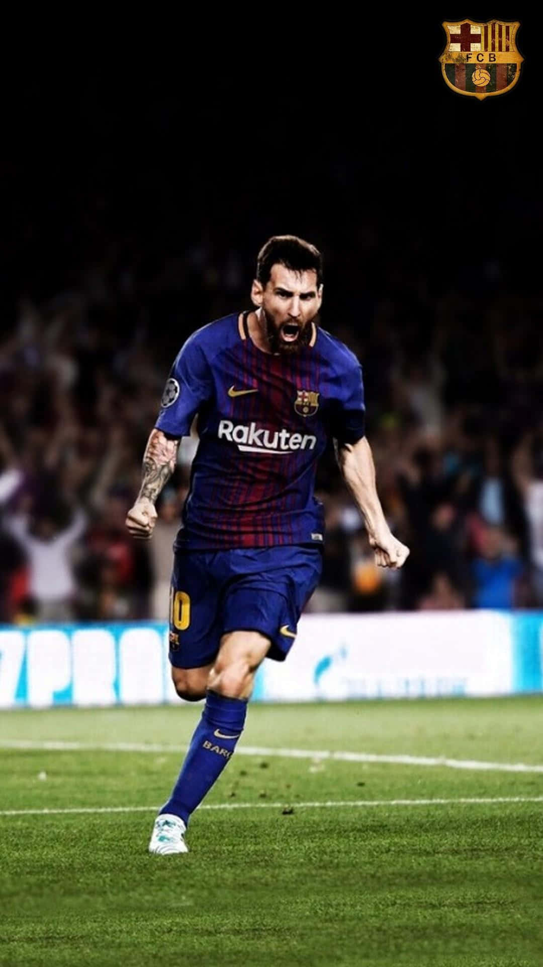 Fungua uwezo wako na iPhone ya Messi Picha ya Ukuta