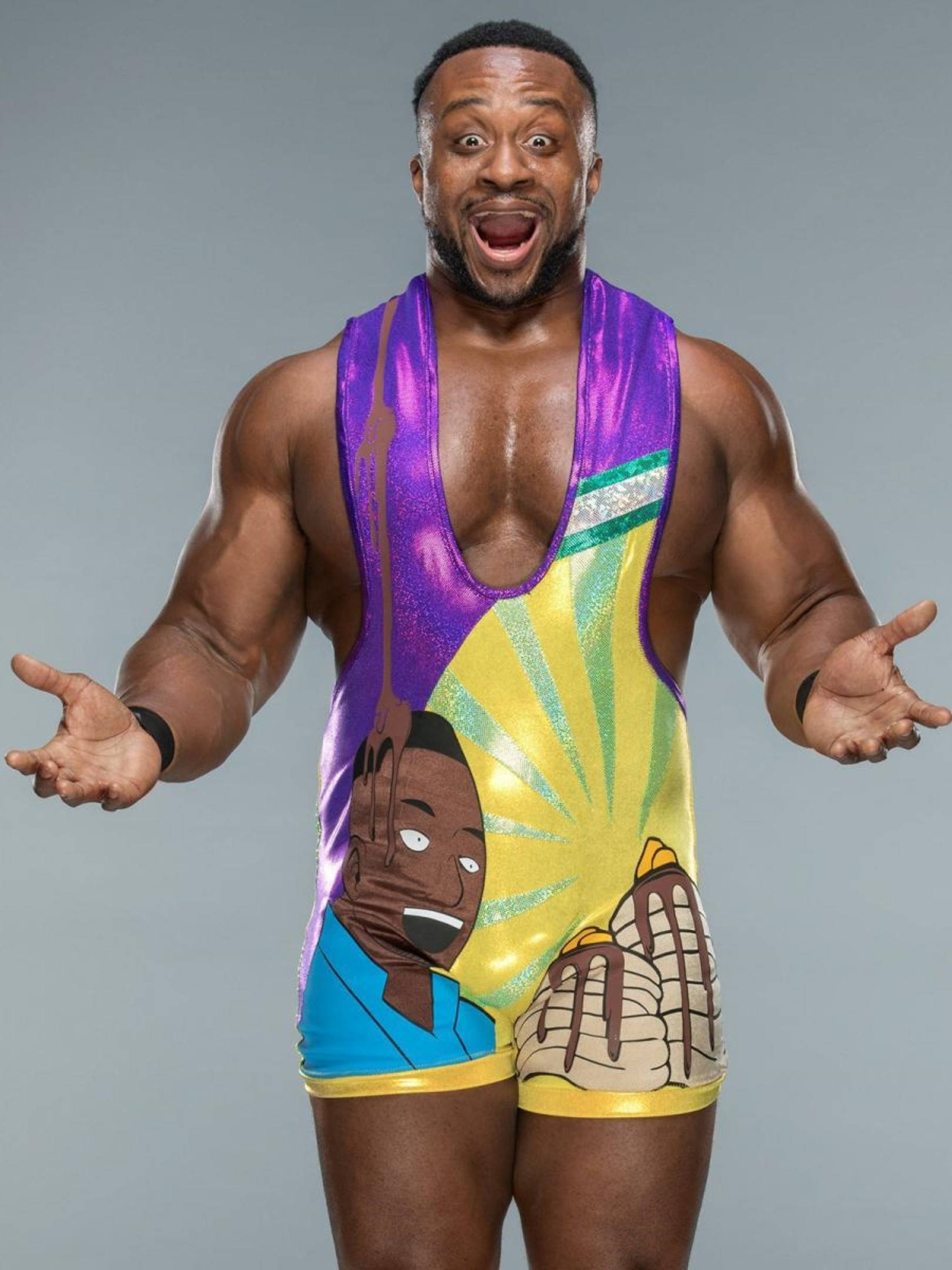 Funny Wrestler Big E Picha ya Ukuta