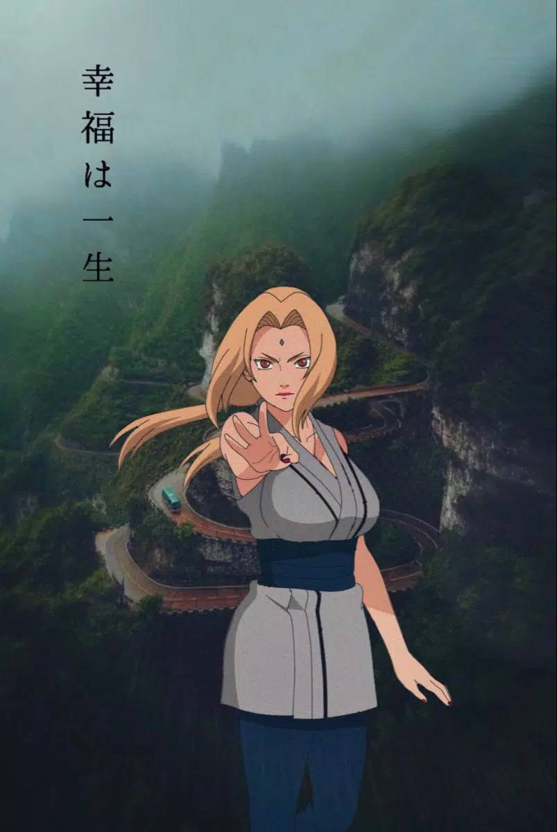 Furaha ya Maisha ya Tsunade Picha ya Ukuta
