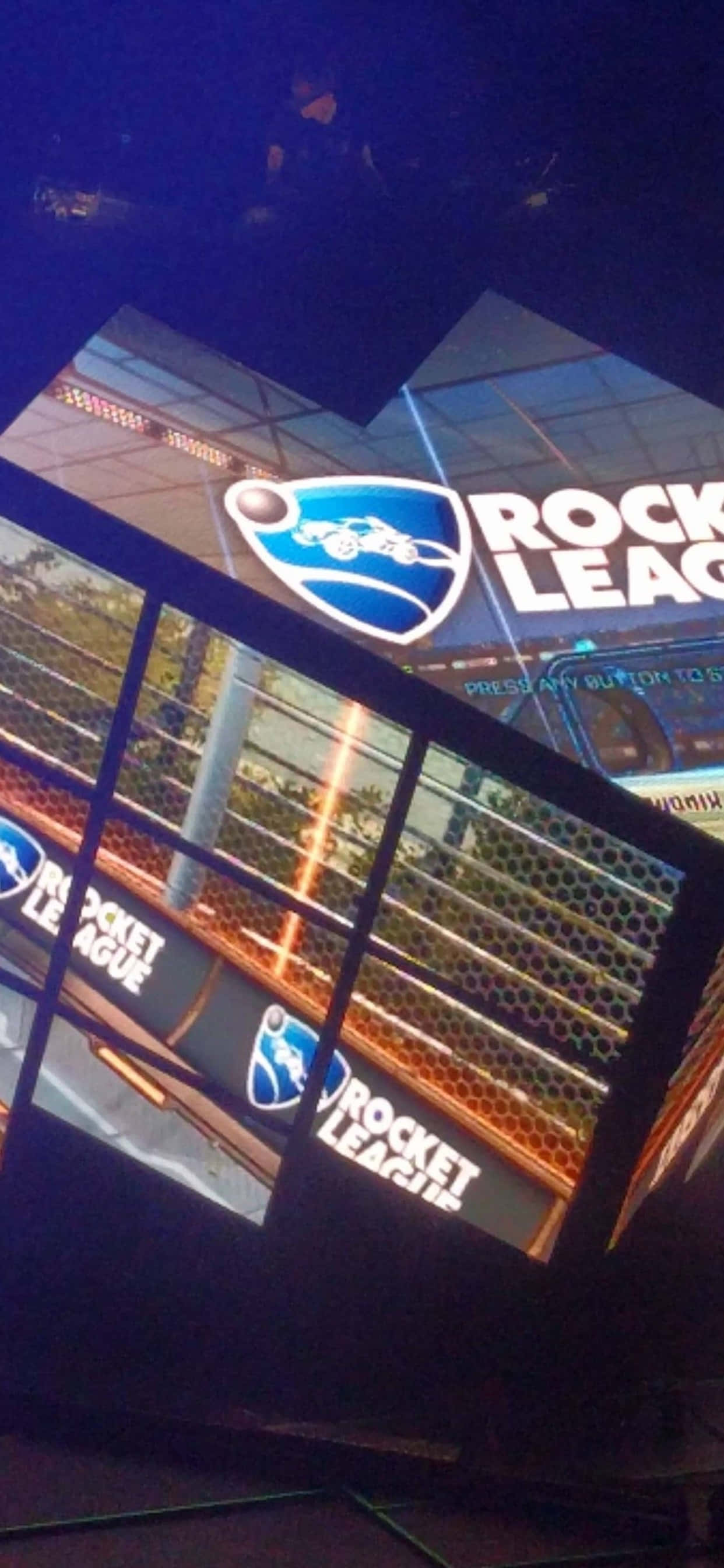 Furaha ya Rocket League kwenye iPhone Xs Max Picha ya Ukuta