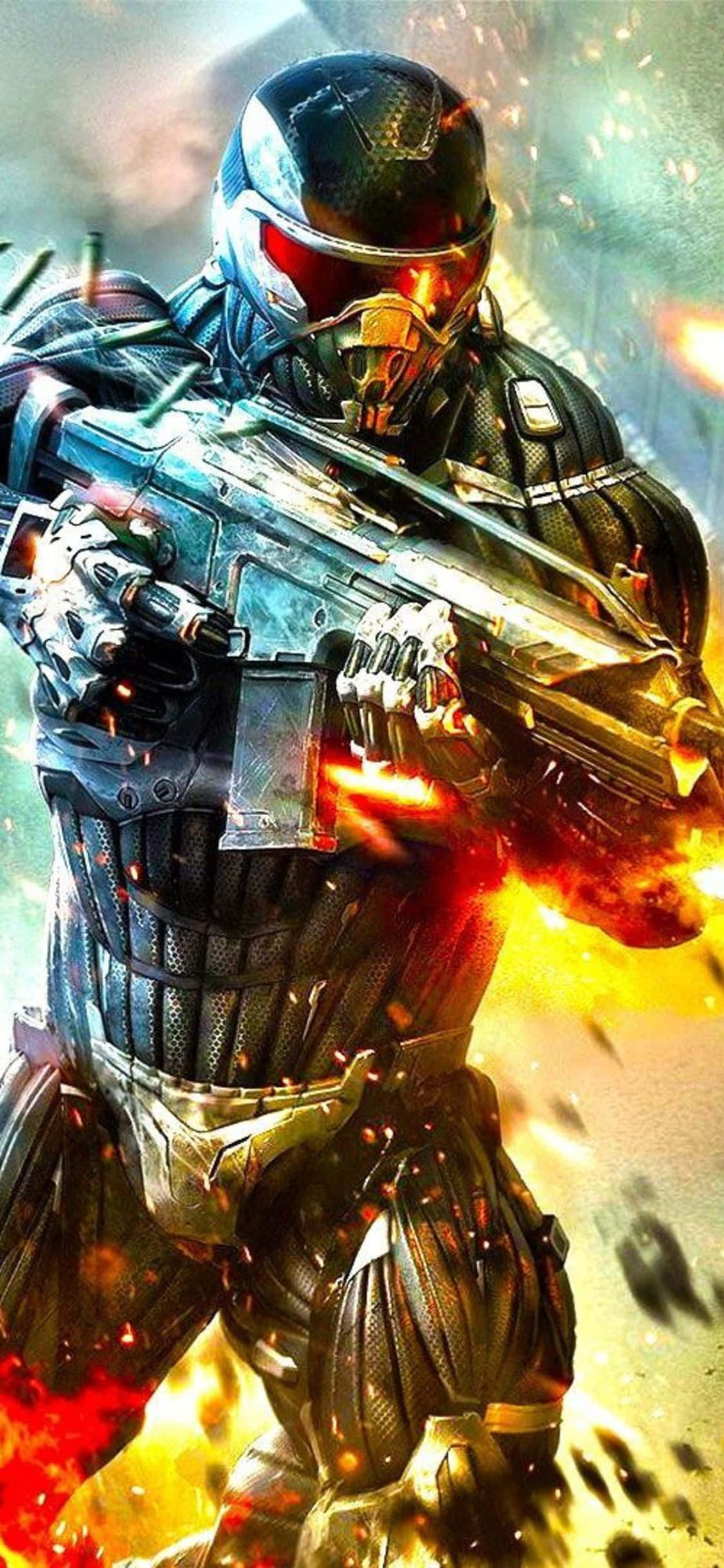 Furahia Crysis 3 kwenye iPhone X yako mpya Picha ya Ukuta