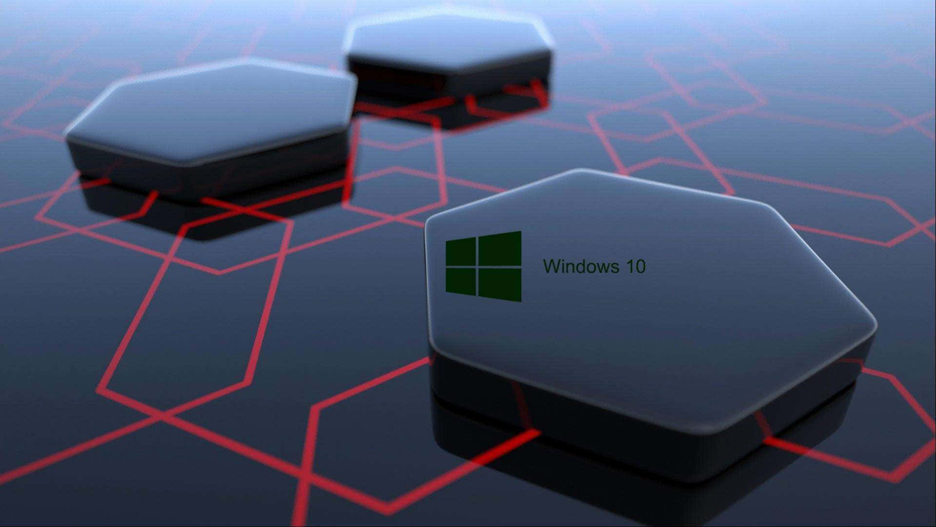 Furahia eneo-kazi hili zuri la windows lenye baridi Picha ya Ukuta