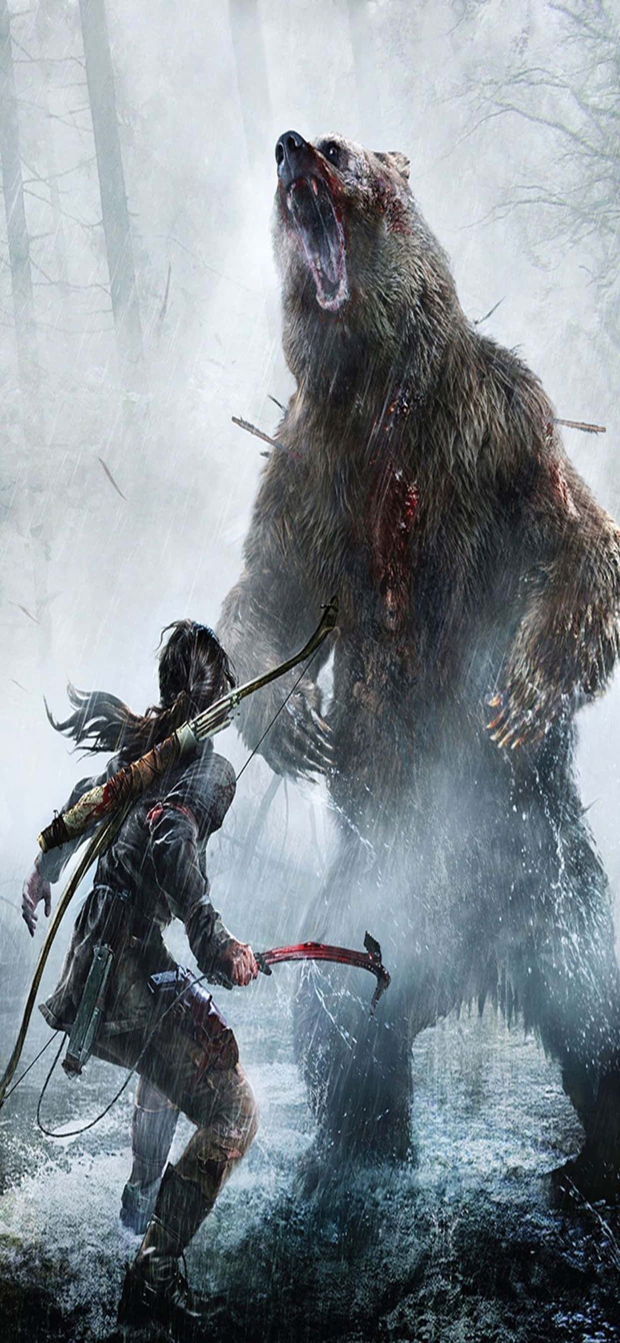Furahia Kumshindana na Kufafuta katika toleo la hivi karibuni la Tomb Raider Picha ya Ukuta
