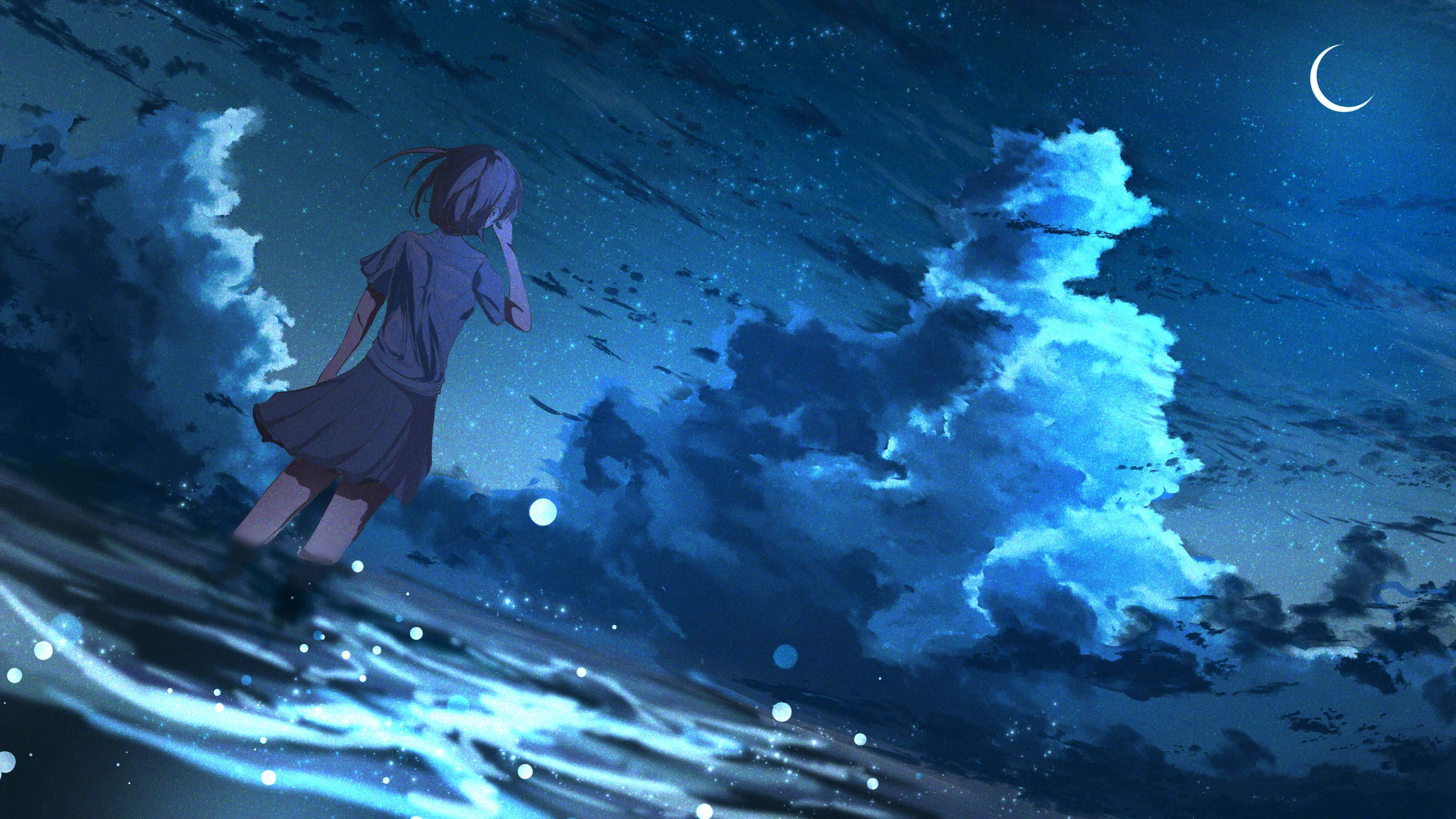 Furahia mandhari ya kuvutia ya uhuishaji na Anime 4K Picha ya Ukuta