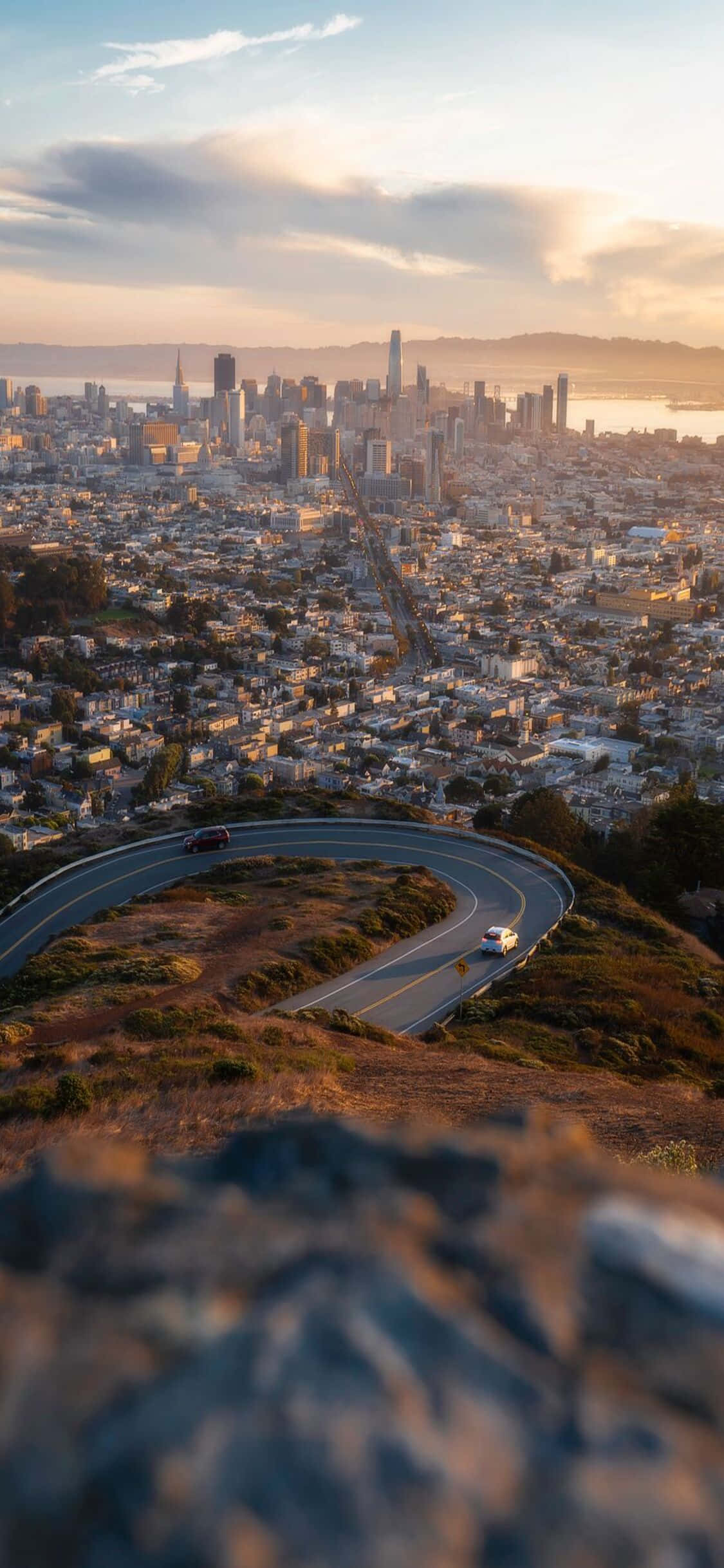 Furahia mandhari ya pwani ya California wakati wa kutumia iPhone X yako Picha ya Ukuta