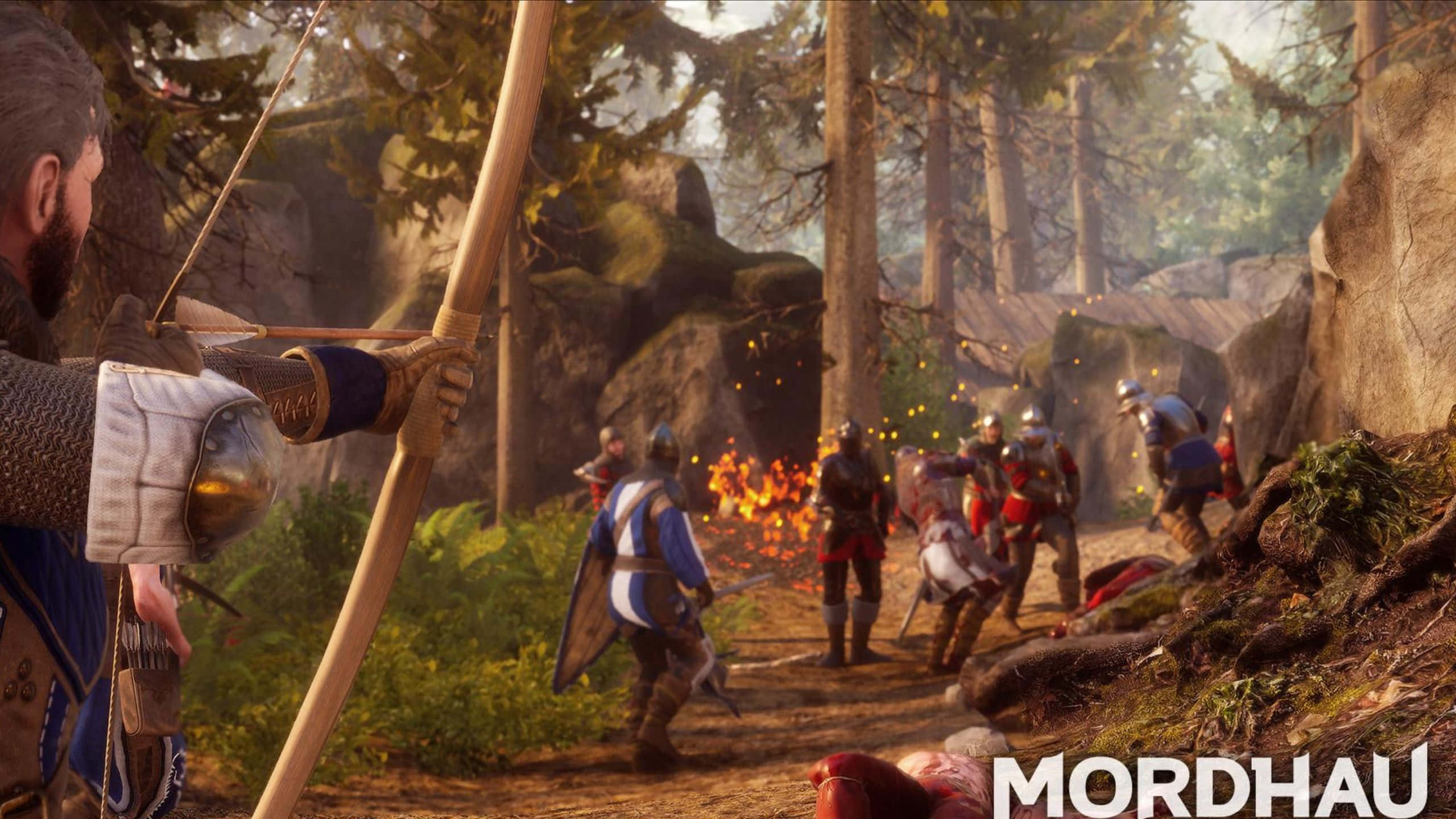 Furahia msisimko na Mordhau 1440p! Picha ya Ukuta