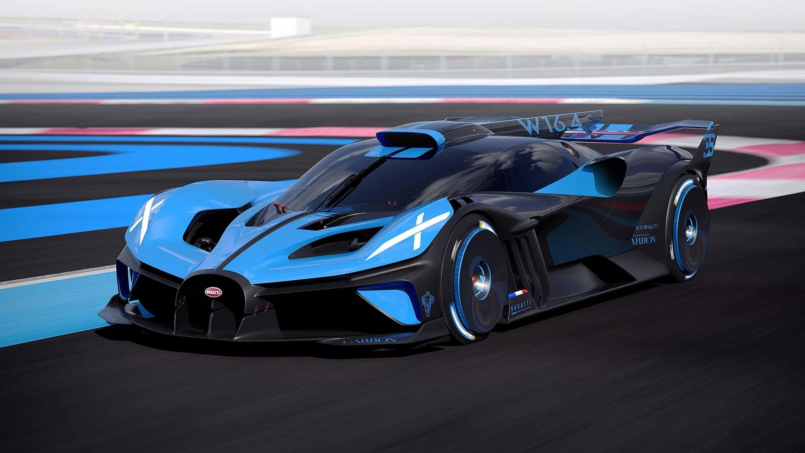 Furahia Msisimko wa Kuendesha Bugatti Picha ya Ukuta