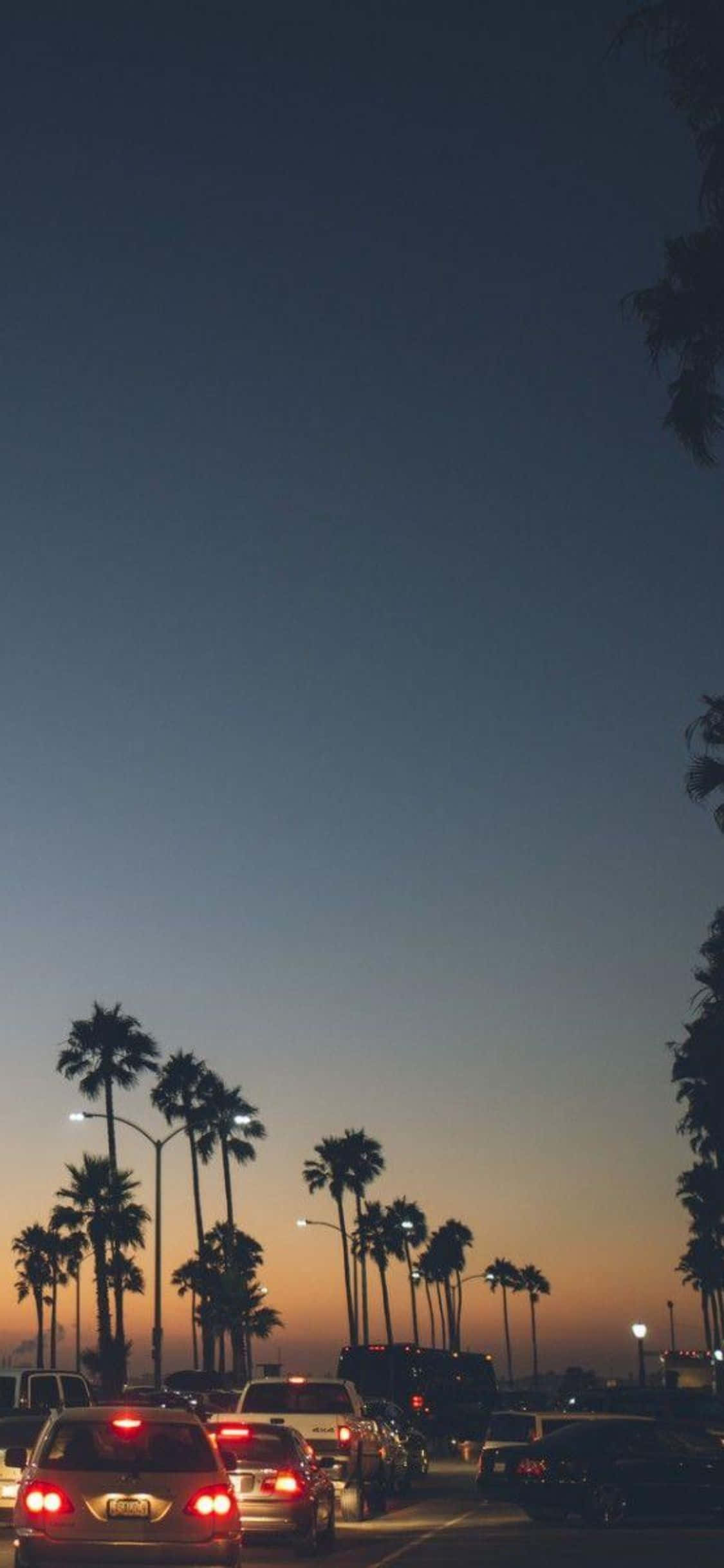 Furahia Pwani ya California kwa Staili na iPhone Xs Picha ya Ukuta