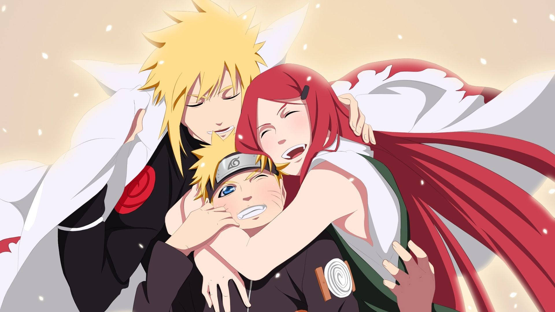 Furahia Siku na Familia ya Naruto Picha ya Ukuta