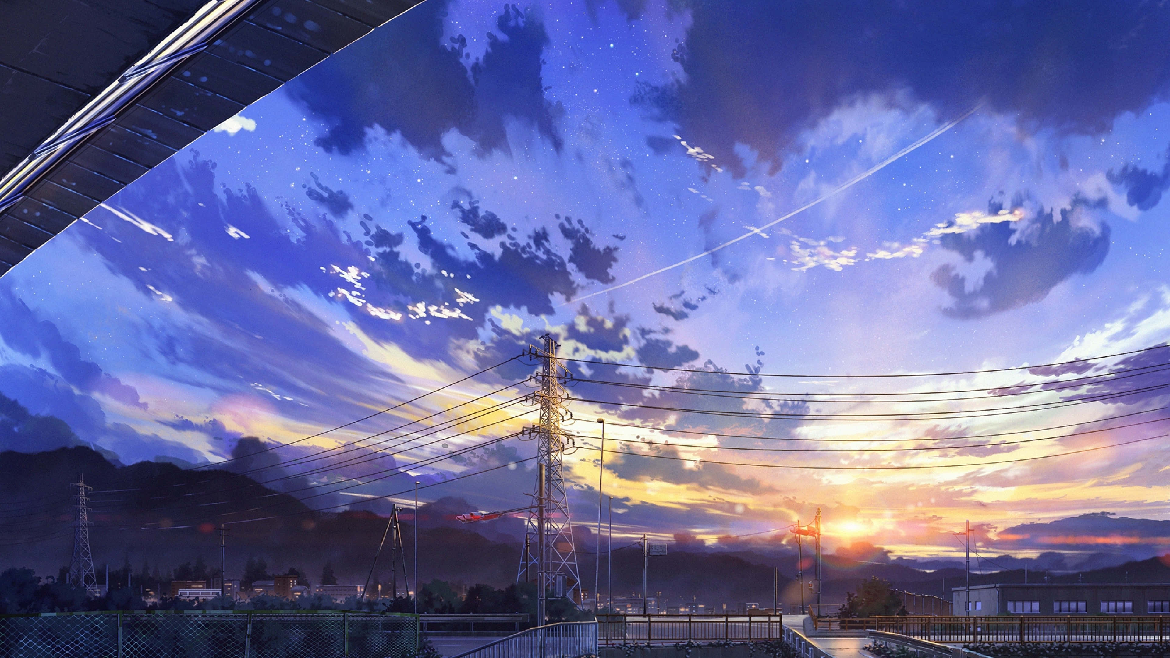 Furahia uzoefu wa kuvutia wa anime kwa picha za 4K Picha ya Ukuta