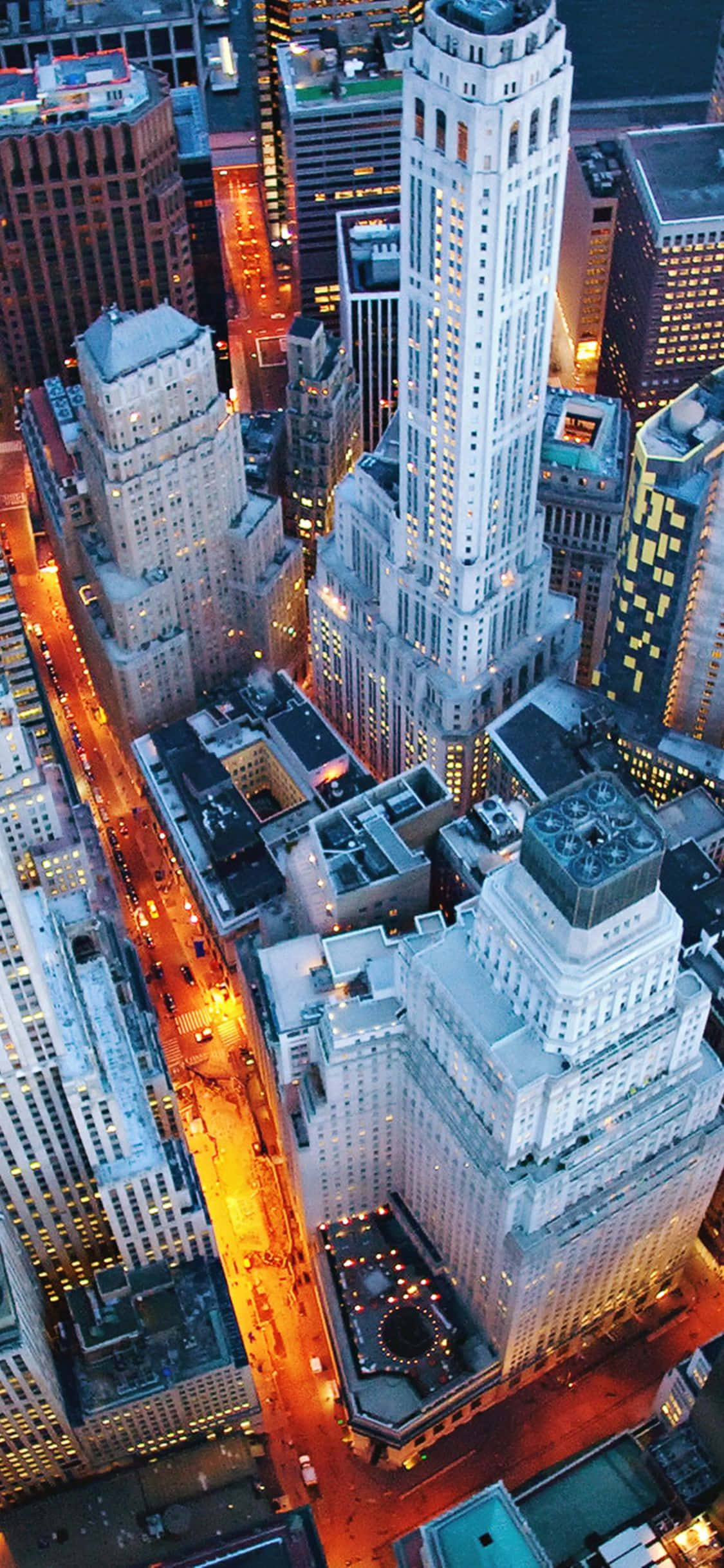 Tazama uzuri wa mchana wa jua katika New York City na iPhone Xs. Picha ya Ukuta