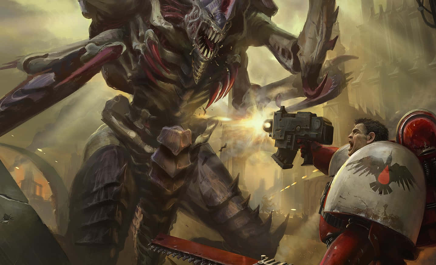 Gabriel Angelos Akivana Tyranid Dawn Of War III Mandhari Picha ya Ukuta