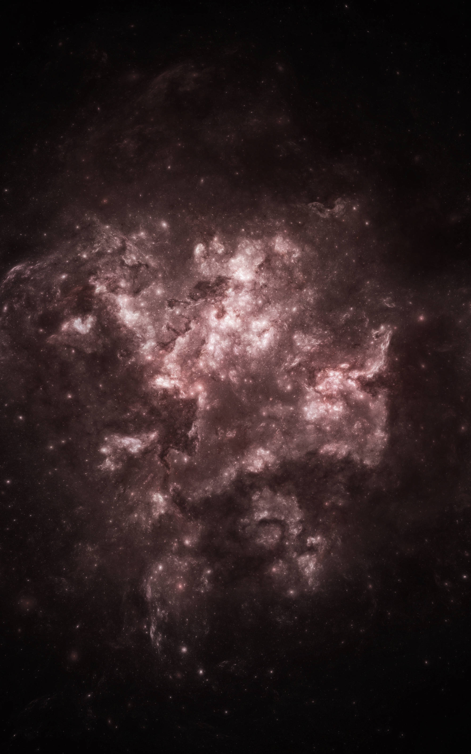 Galactic Lights Fractal Design Picha ya Ukuta